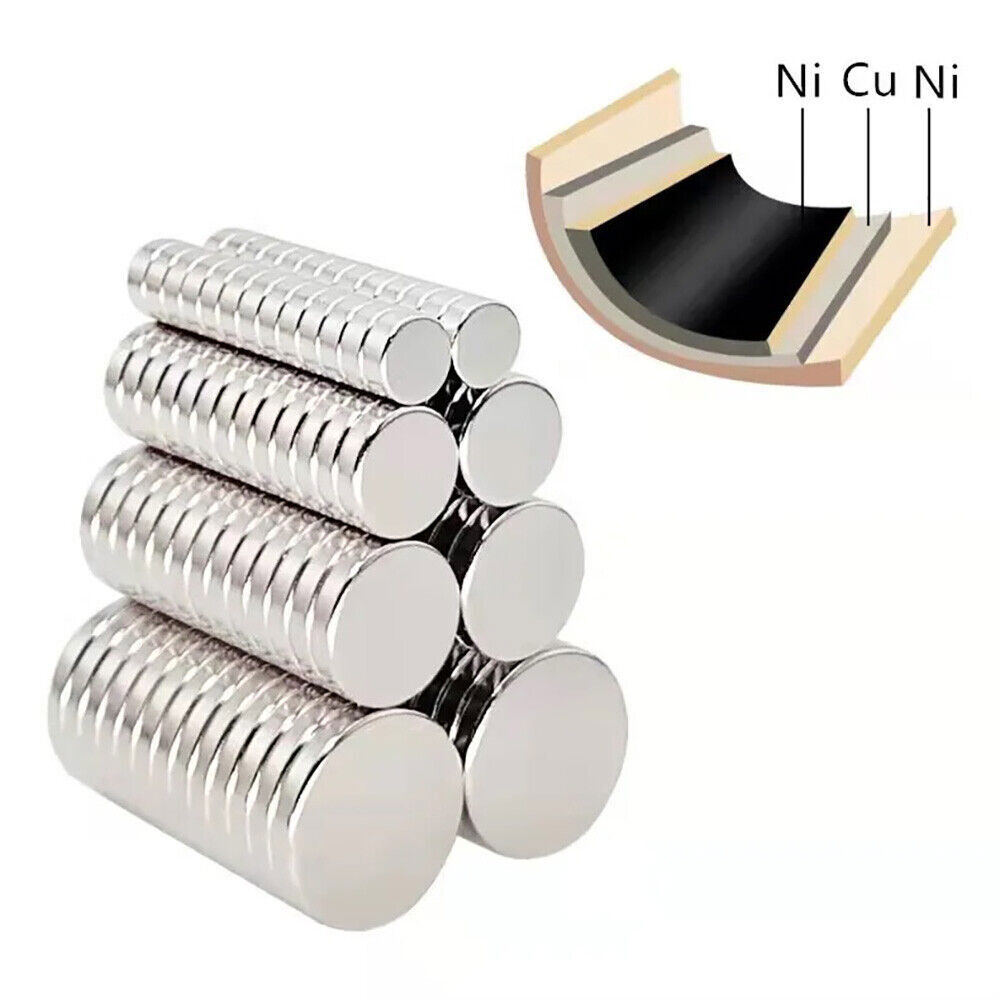 Super Strong Round Disc Magnets Rare Earth NdFeB Magnet N35 Dia 1mm – 80mm