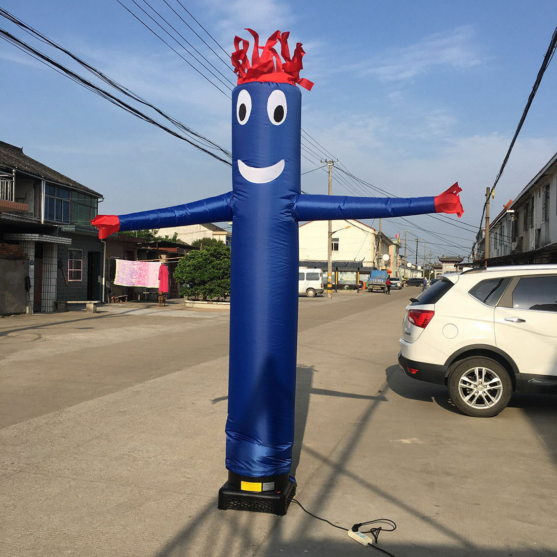 20/10FT Inflatable Advertising Air Wind Tube Puppet Wavy Man Dancer (NO Blower)