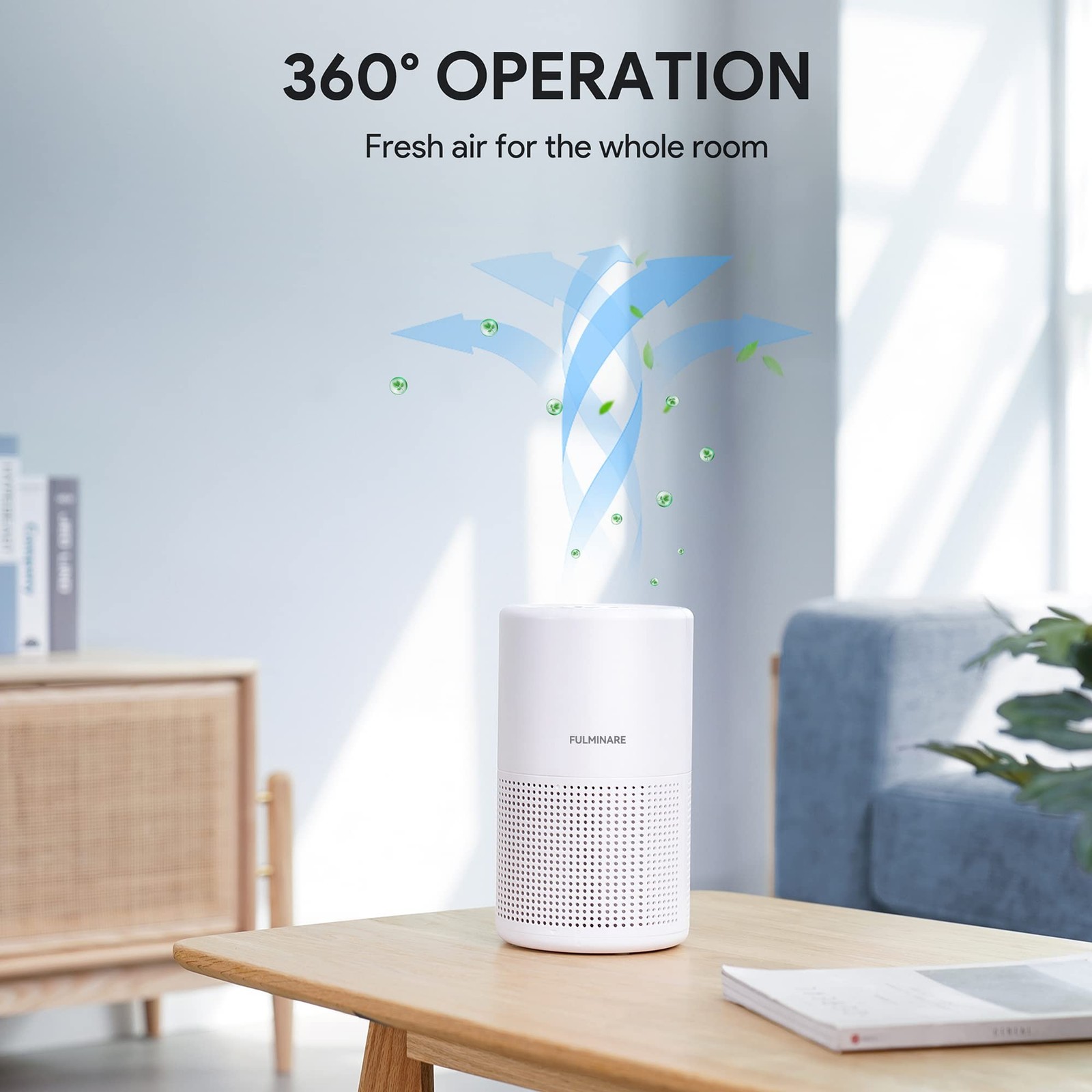 Air Purifiers for Bedroom, FULMINARE H13 True HEPA Filter | Remove Pet Hair, …