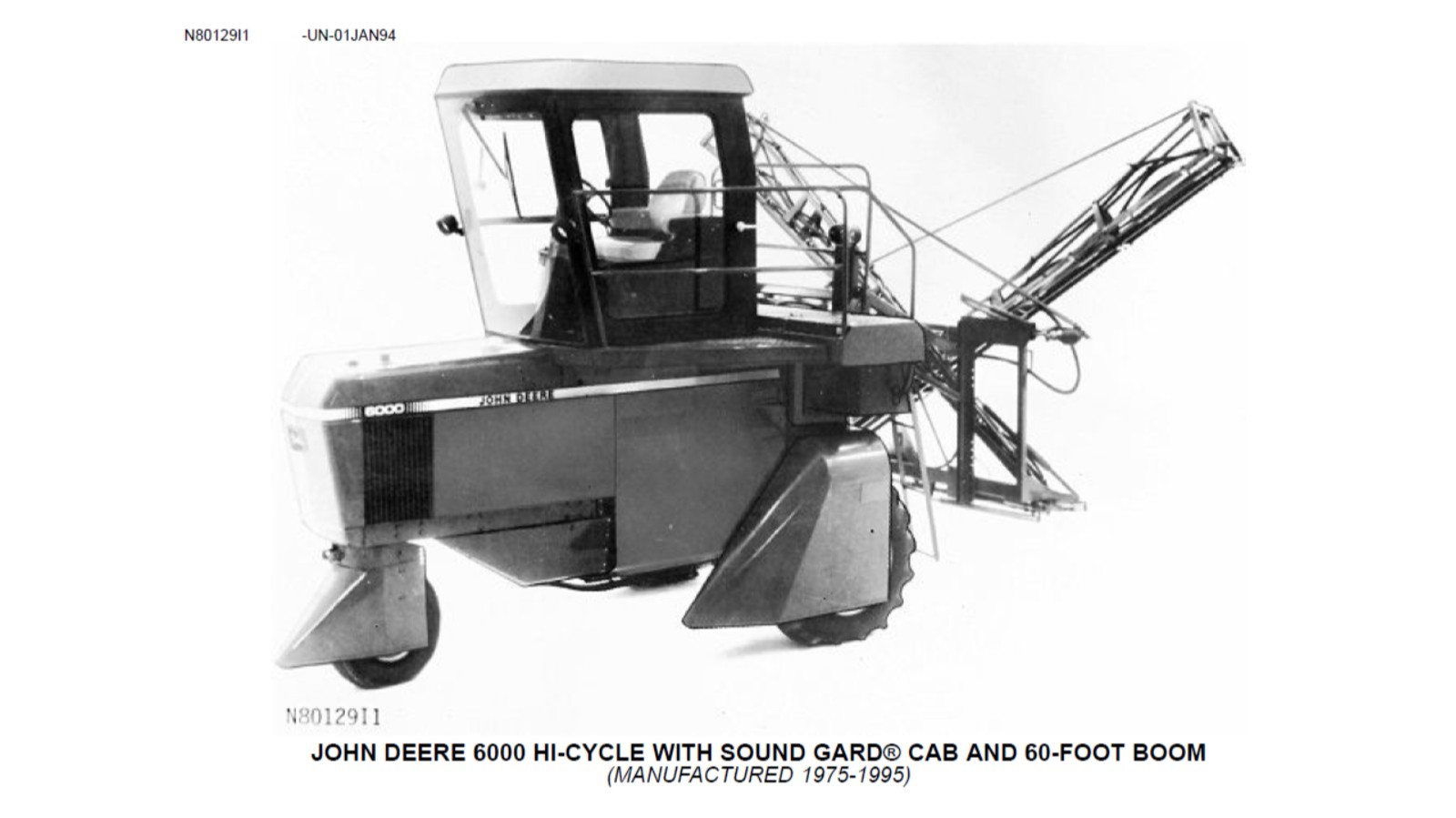 John Deere 6000 Hi Cycle Sprayer PC1516 Spare Parts List Manual PDF on USB