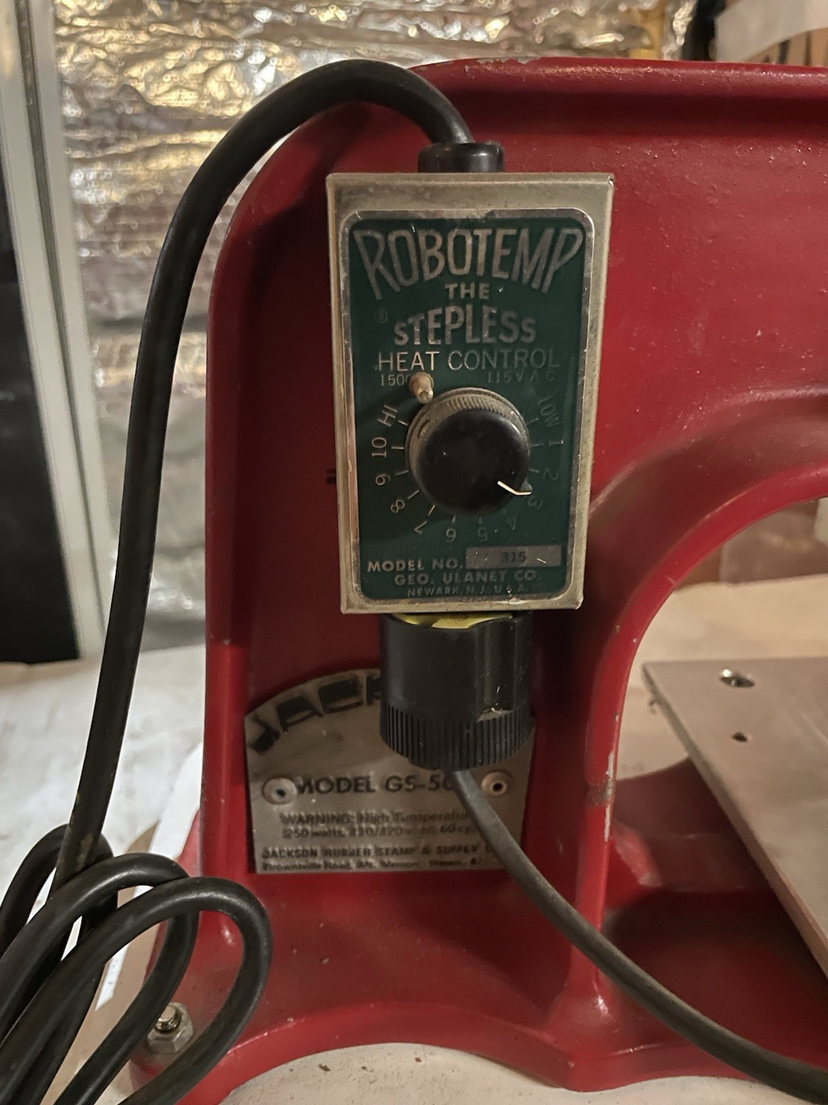 Jackson Embossing Heat Press Machine