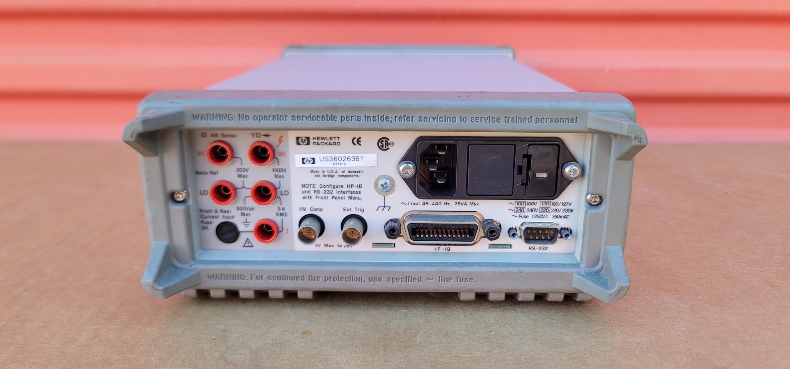 HP/ Agilent 34401A Digital Multimeter