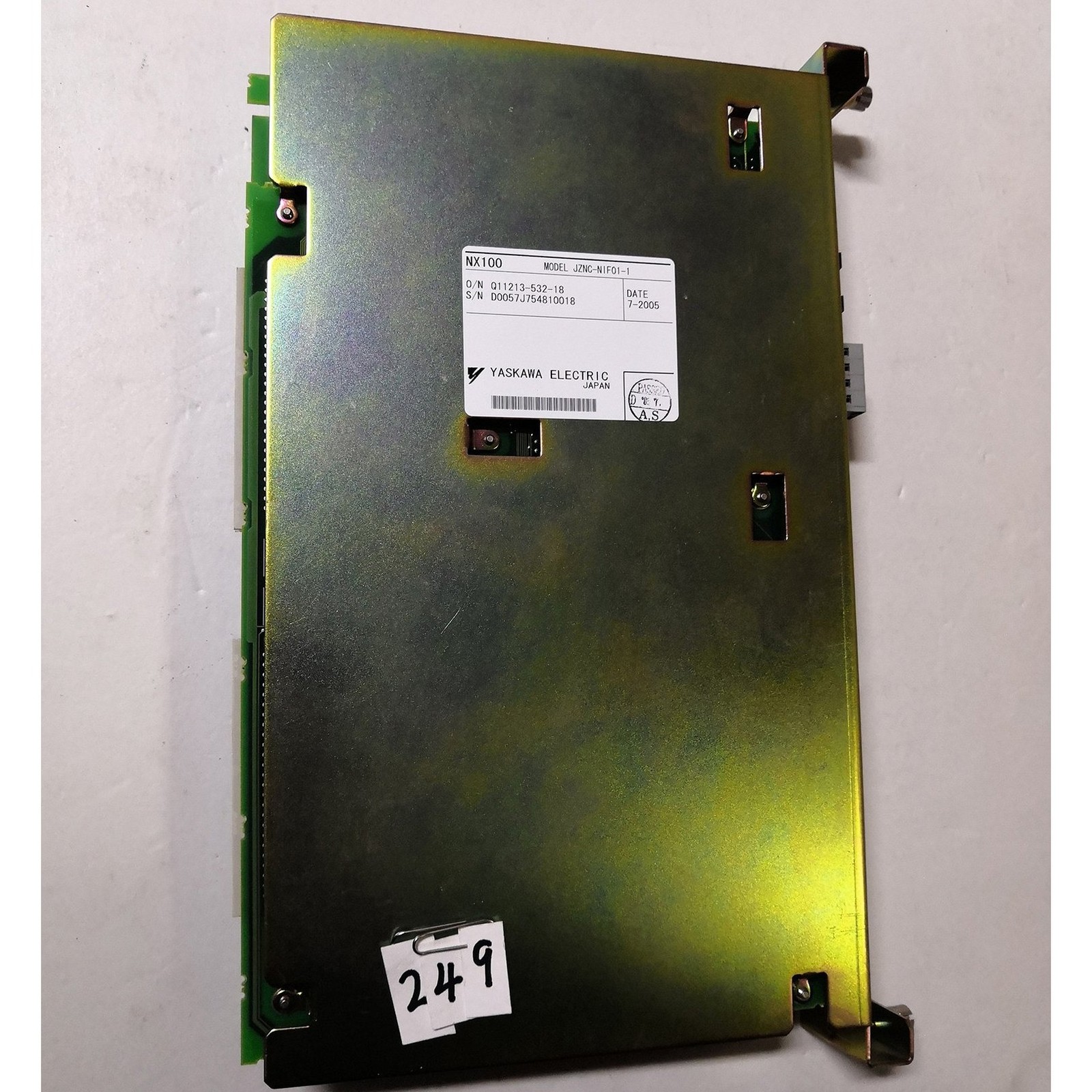 1pc used Yaskawa JZNC-NIF01-1 Robot communication unit spot stock #YP1