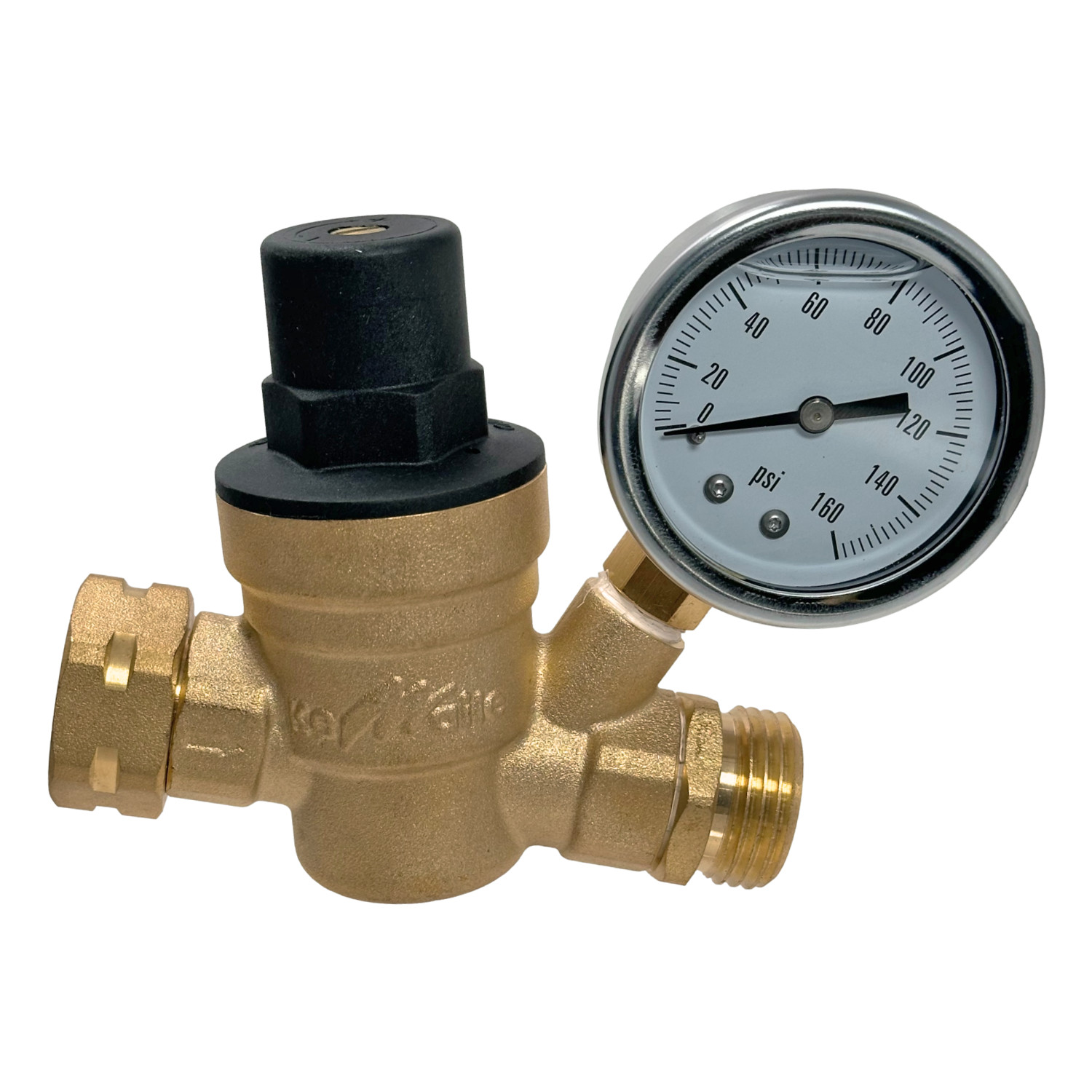 1 Piece XFITTING 3/4″ Water Pressure Regulator with Gauge