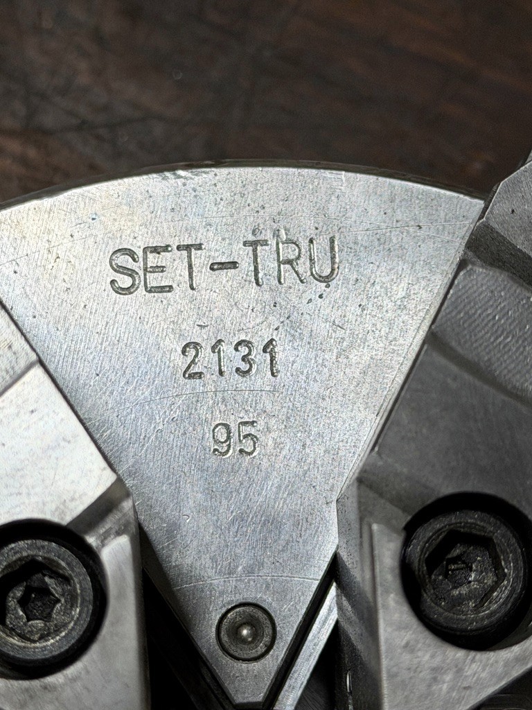 Bison SET-TRU 6-Jaw Manual Lathe Chuck 6.5″ MPN 3865-6 1/4