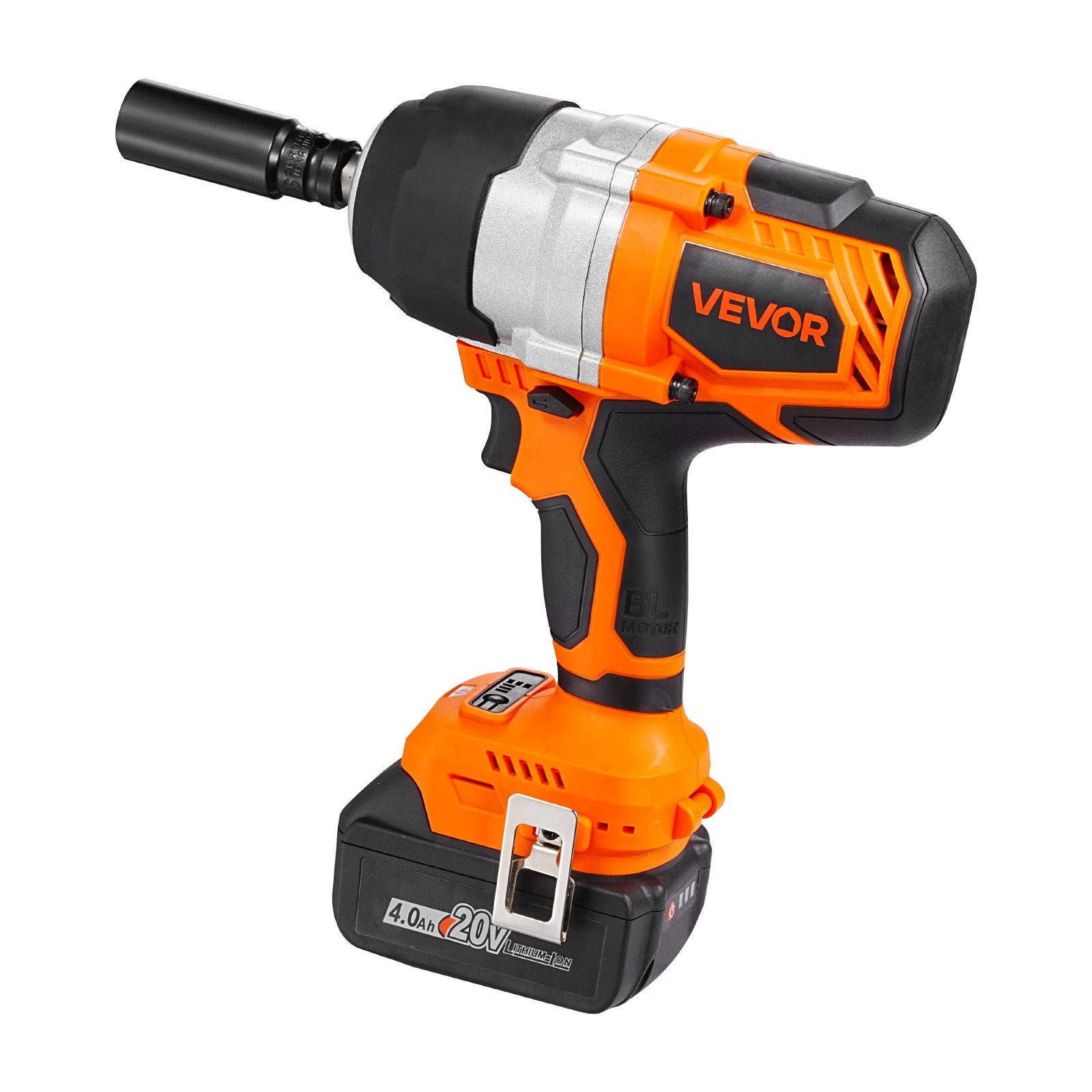 Cordless Impact Wrench, 958.8 ft-lbs / 1300 Nm High Torque, 1/2 inch, 20V Elect