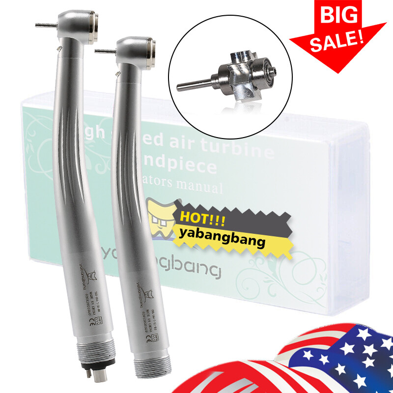 Pieza de mano LED turbina alta velocidad fibra óptica dental estilo NSK 2/4 Hole
