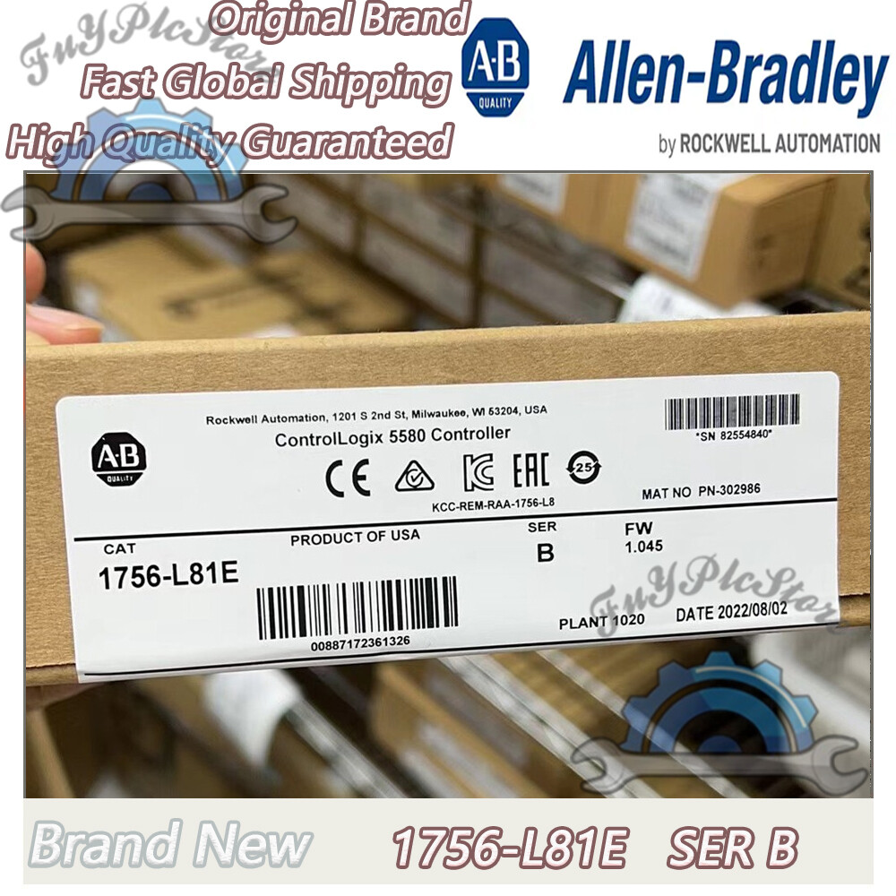 Allen Bradley 1756-L81E Ser B Brand New Quality Guaranteed Free Ship
