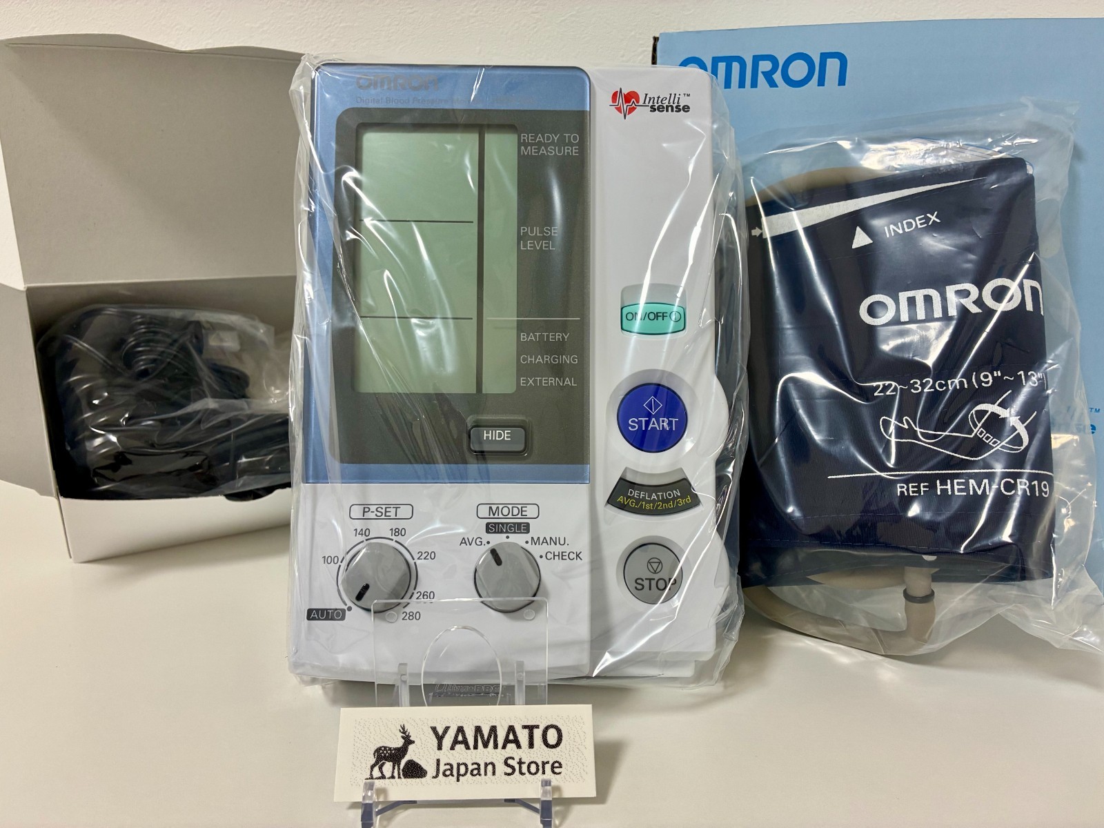 Omron Upper Arm Blood Pressure Monitor HEM-907 Digital Display New From Japan