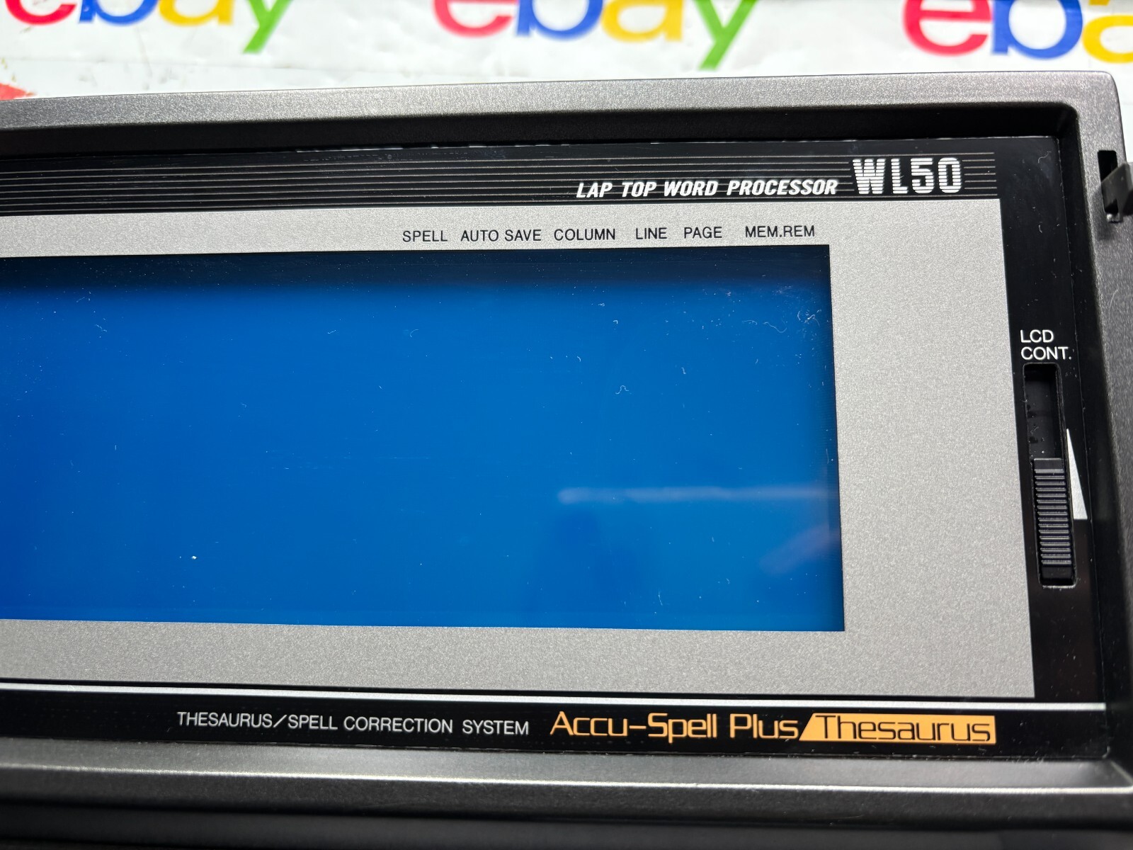 Panasonic Laptop Word Processor KX-WL50 Tested No Power Cable