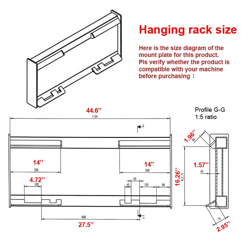Wolfequip 3 Point Quick Hitch Attach Category 0,1,2 Tractor Skid Steer Adapter