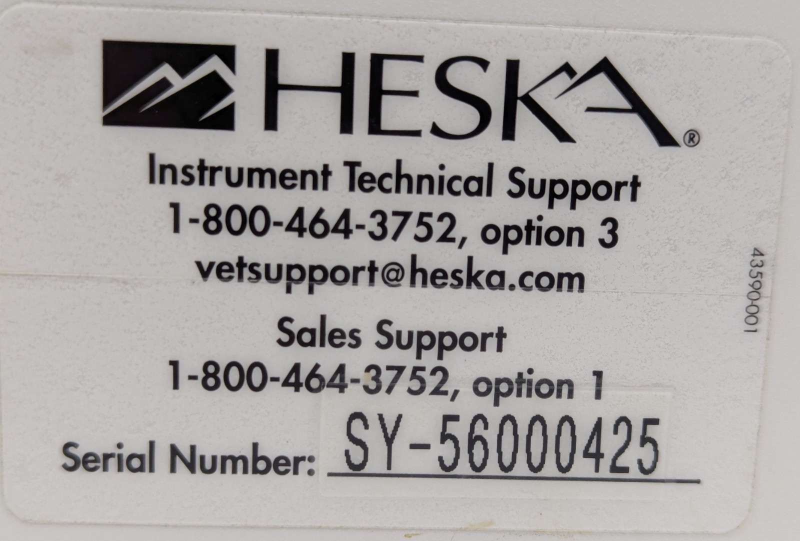 Heska Antech Mindray Element HT5 Auto Hematology Analyzer Device – *AS-IS READ*