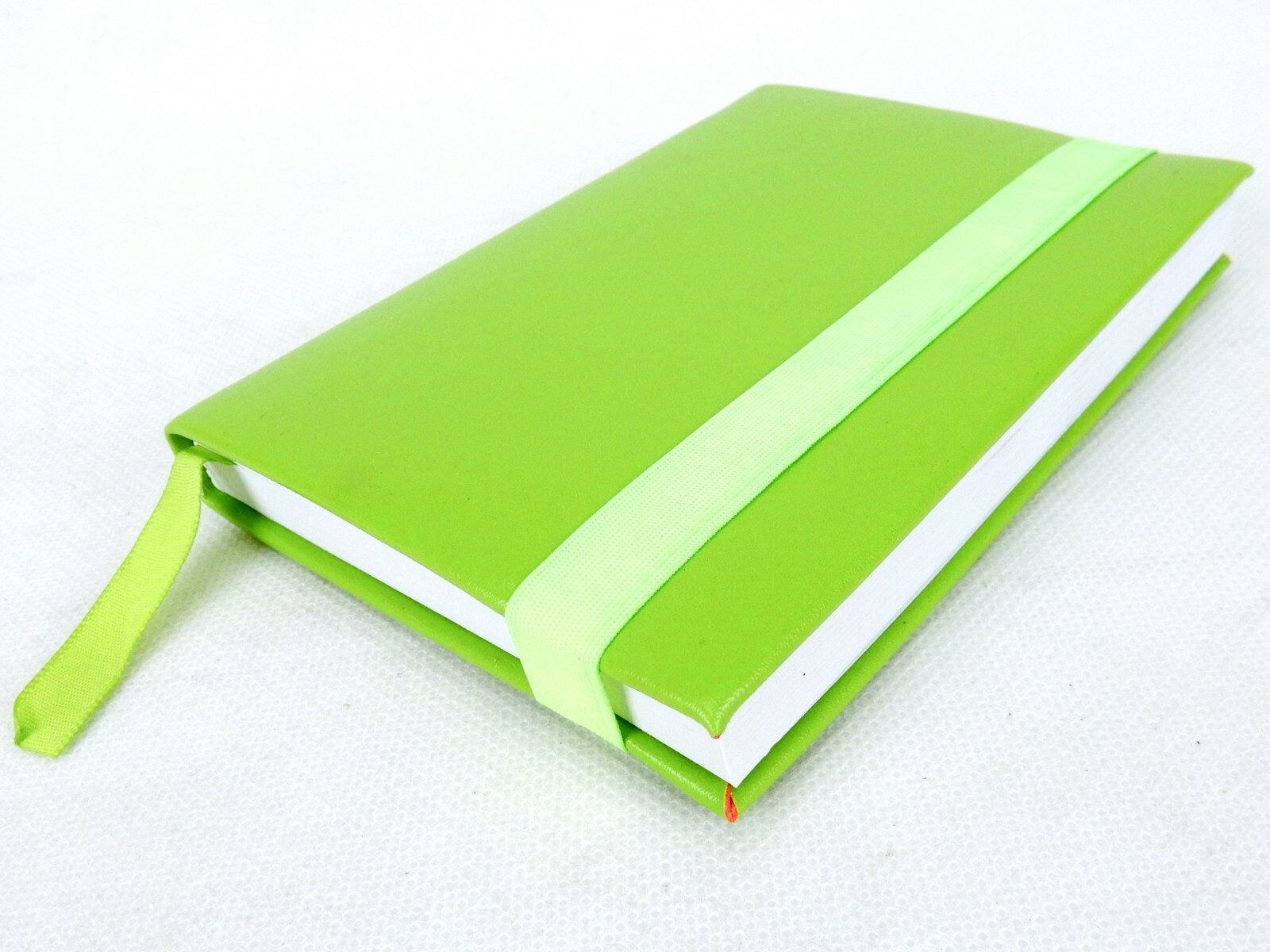 FInch Journal Notebook, Lime Green, 90 Lined Pages, Elastic Closure, #MP4101