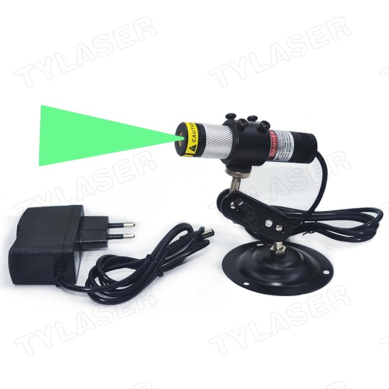 Waterproof D20x90mm Focusable 520nm Green Line Laser Module with Adapter&Bracket