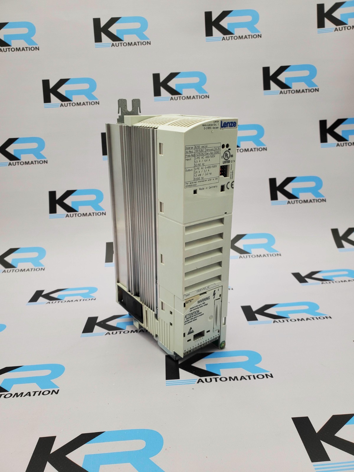 Lenze E82EV152_4C 8200 Vector Inverter Drive 3Ph 1.5kW/2HP 400/500V