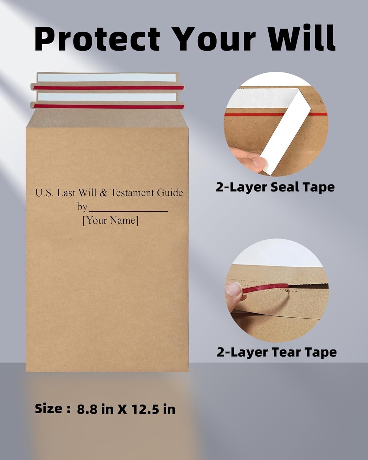2025 Last Will and Testament Kit (3-Pack) – DIY Estate Planning Forms, Lawyer-