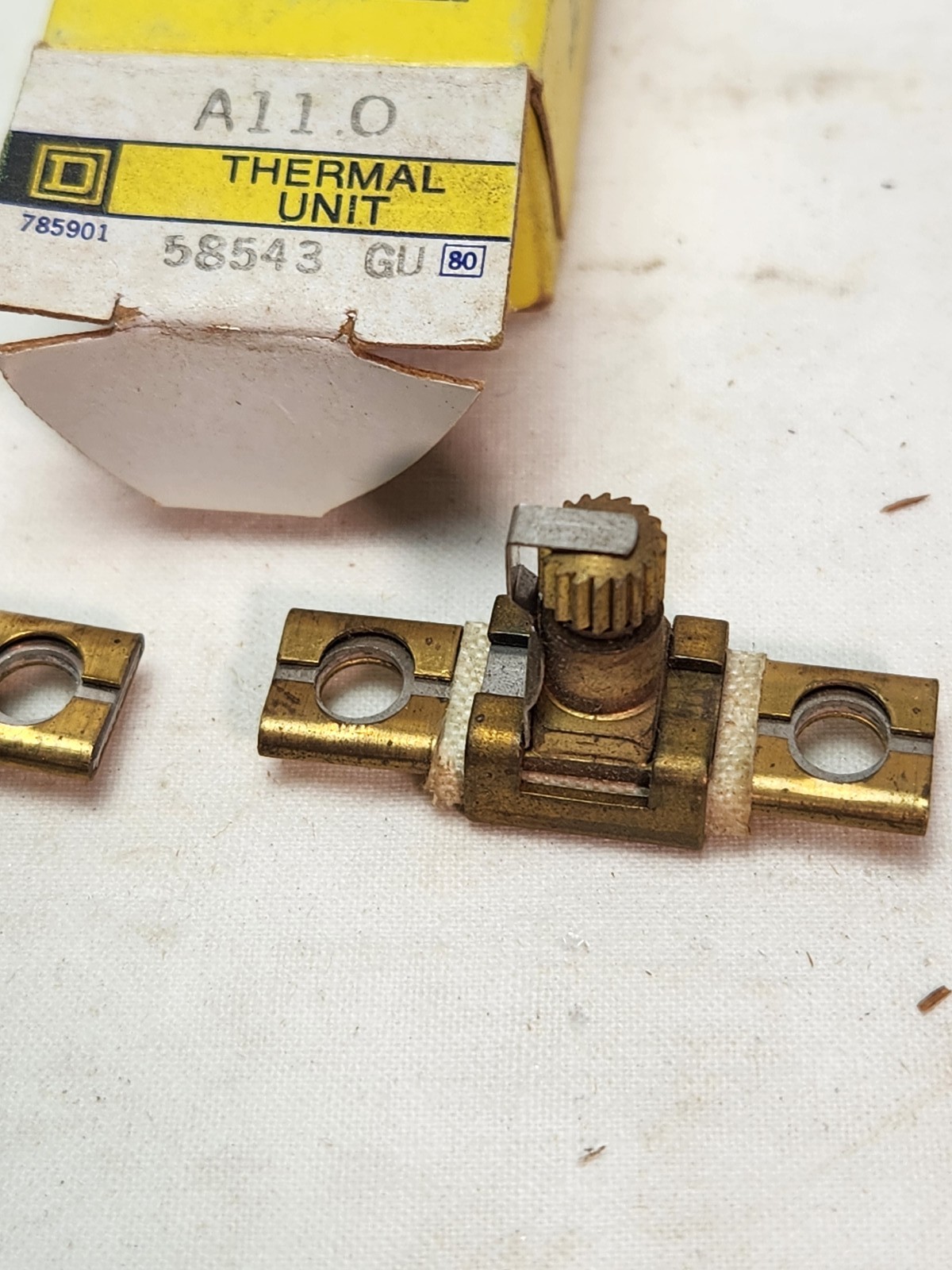 Square D A11.0 Thermal Unit Overload Relay Heater Element – New in Box (2 Pcs)