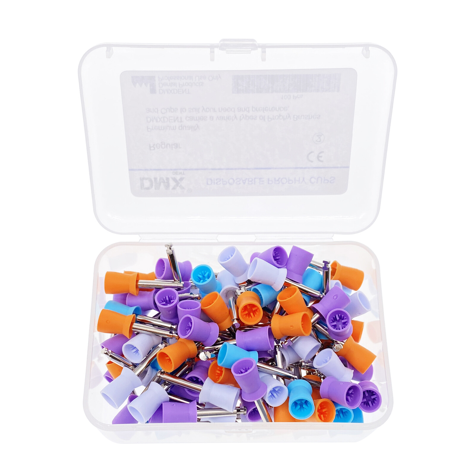 100-1000*Dental Rubber Prophy Tooth Teeth Polish Polishing Cups Latch Type Brush