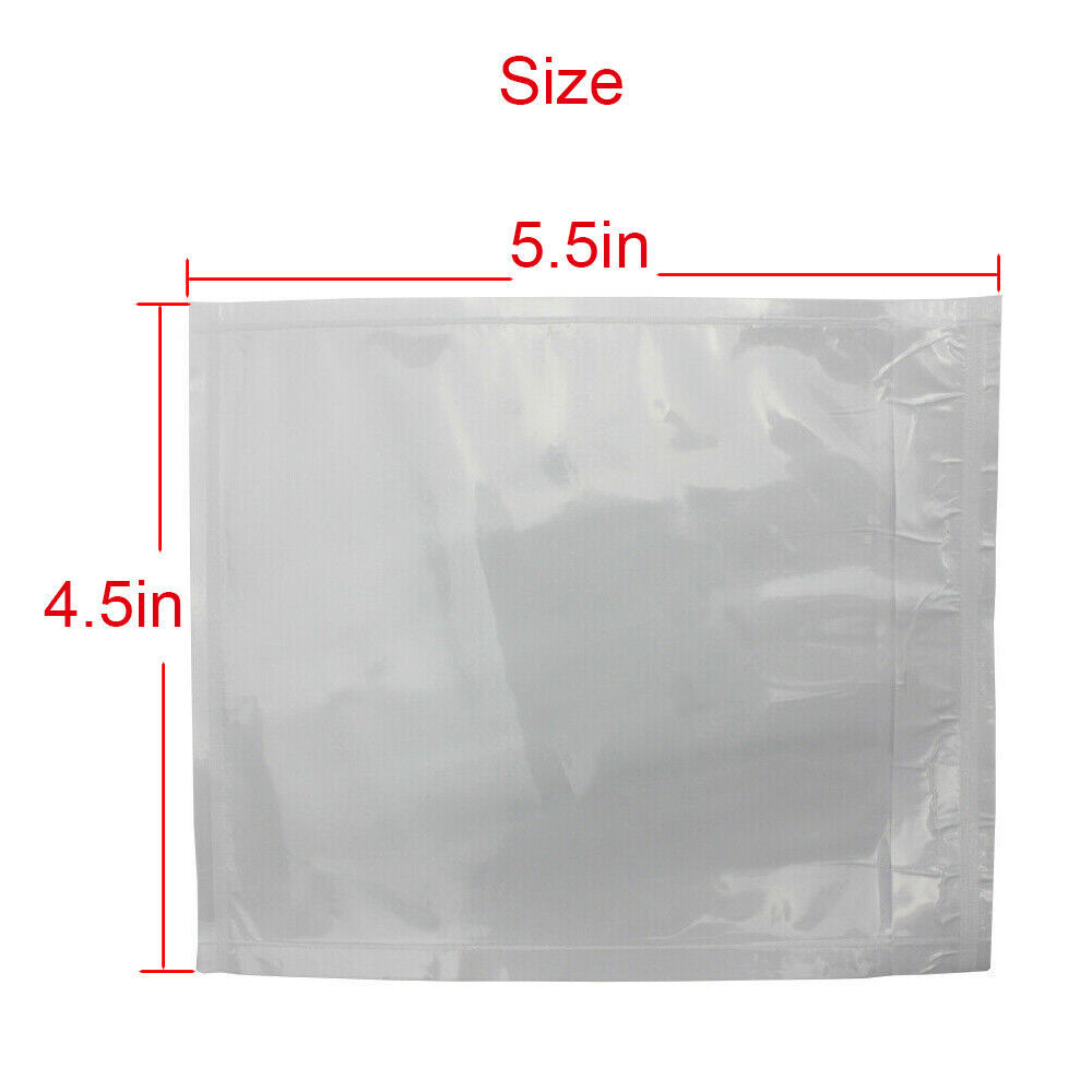 100-1000 4.5″ x 5.5″ Clear Packing List Enclosed Envelopes Pouch Self Adhesive