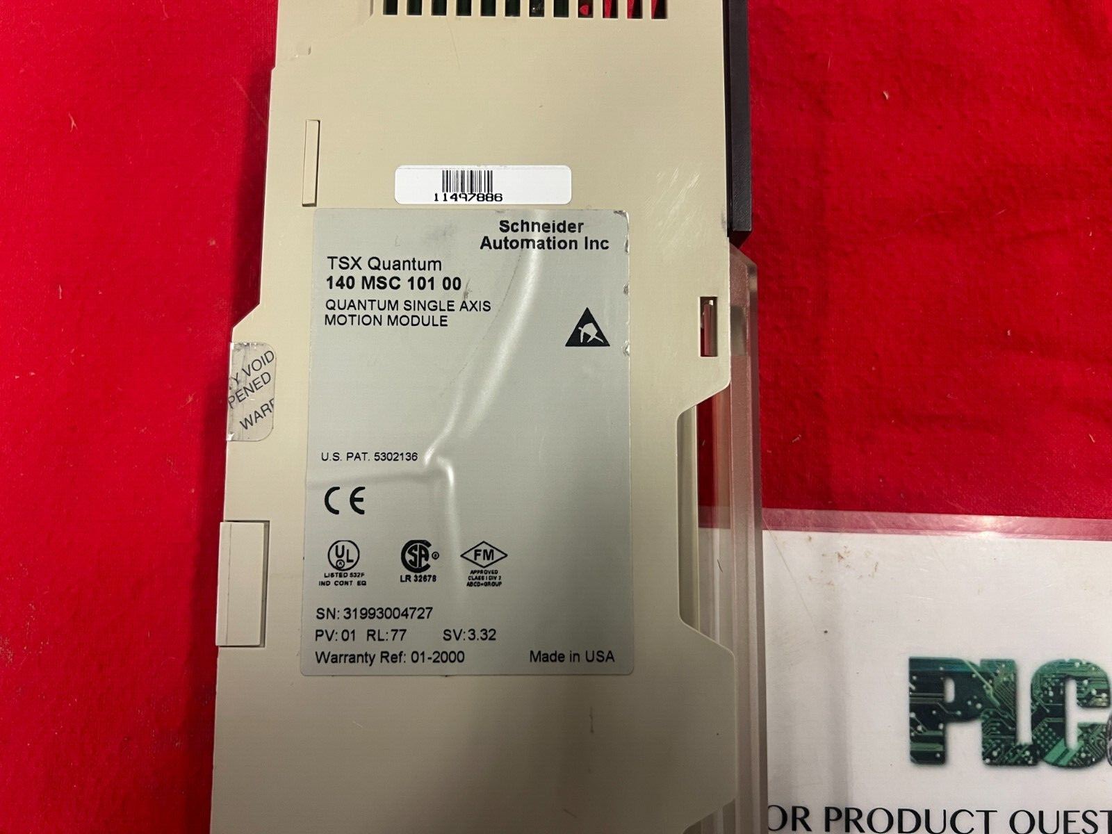 140MSC10100 Modicon Used TESTED Single Axis 140-MSC-101-00