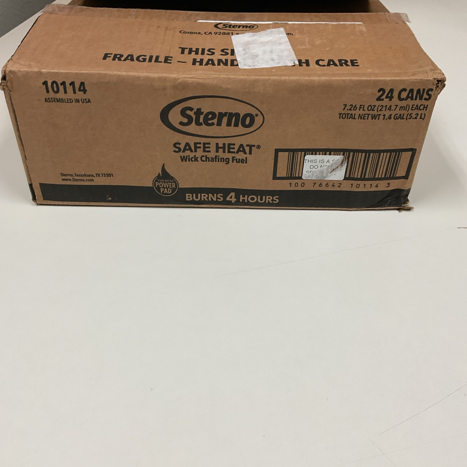 Sterno Fuel Cans – 4-Hour Burn, (24-Pack) Chafing Dish Fuel Can Burners for Food