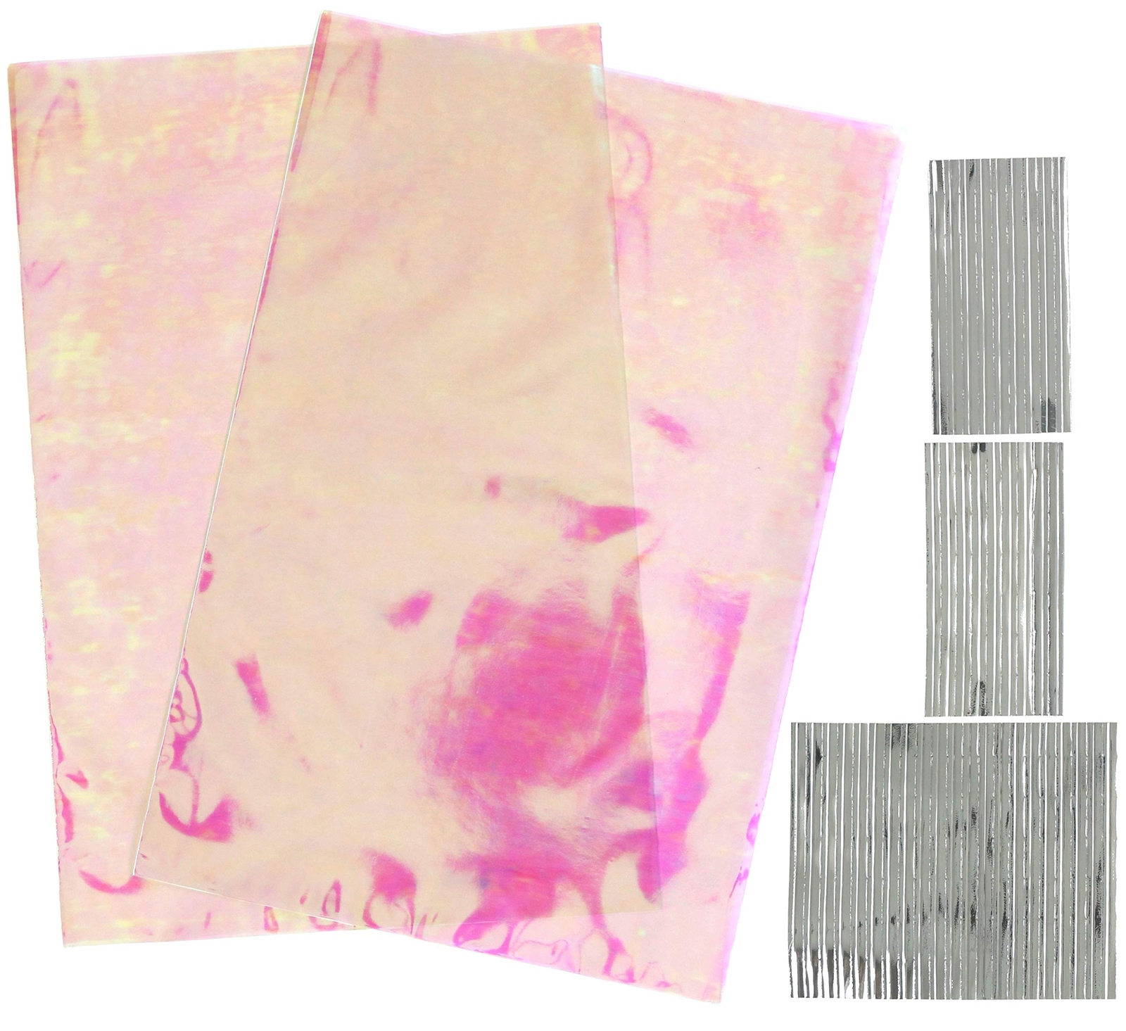 100-Count Cello Bags Iridescent Holographic 6 x 9-Inch Heat Shrink Plastic