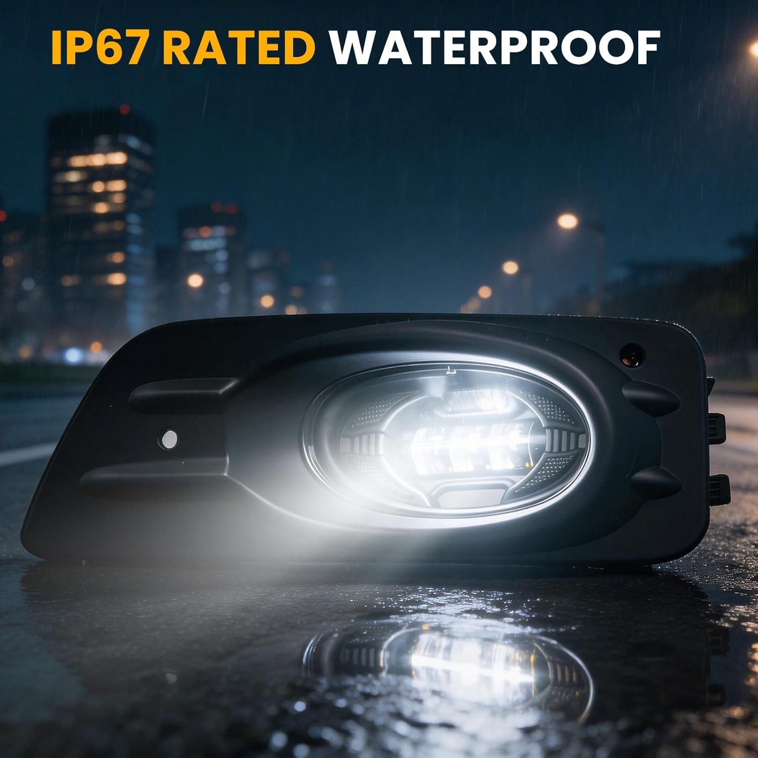 LED Fog Lights for 2006 2007 Honda Accord Sedan 4 Door 1 Pair Of Front Bumper Dr
