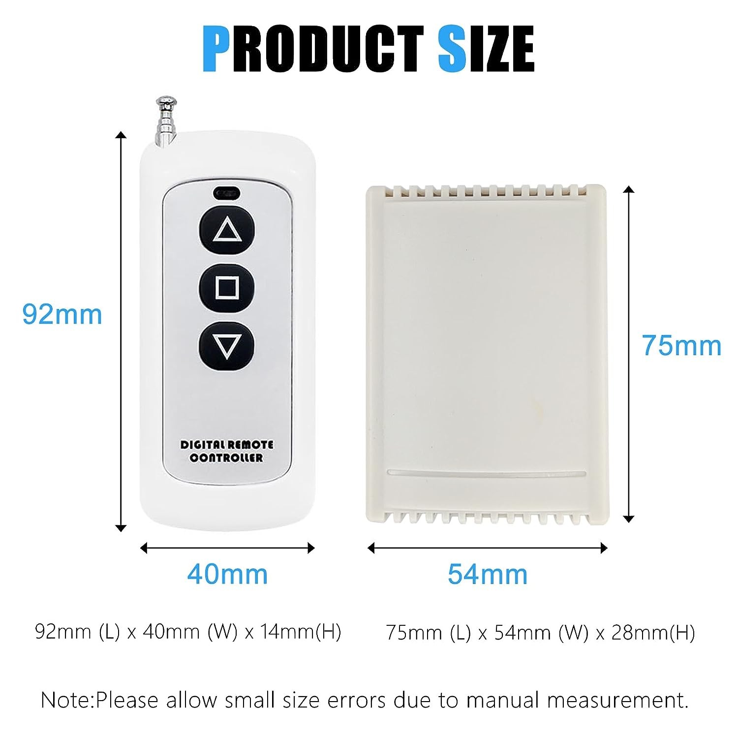 12V 24V Motor Linear Actuator Wireless Remote Controller Forward Reverse Control