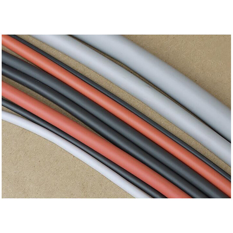 1.7:1 Flexible Silicone Heat Shrink Shrinkable Tube Tubing 1 Meter Yellow/Gray