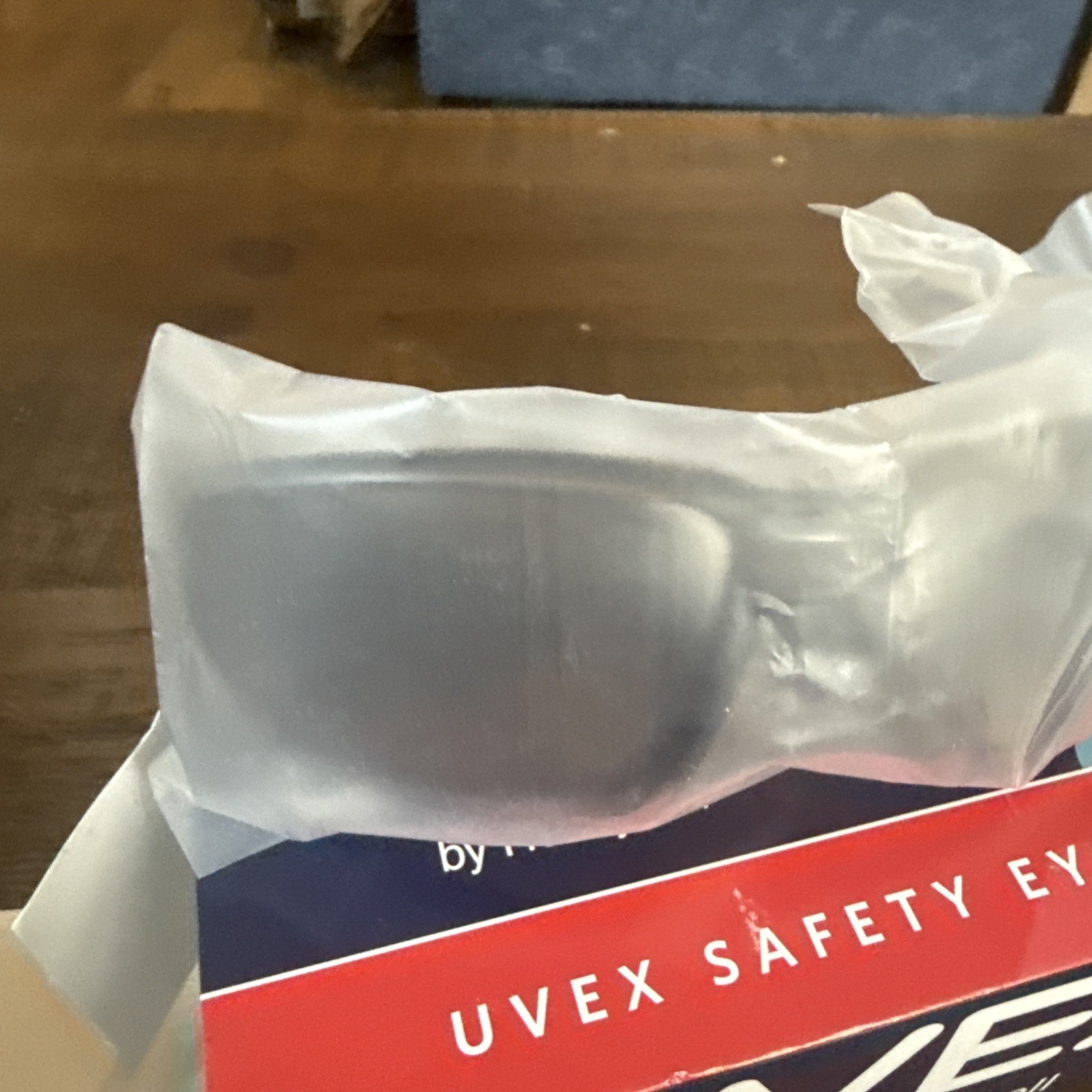 Uvex Hypershock Safety Glasses Hydroshield AF Coating Smoke Brown Frame Expresso