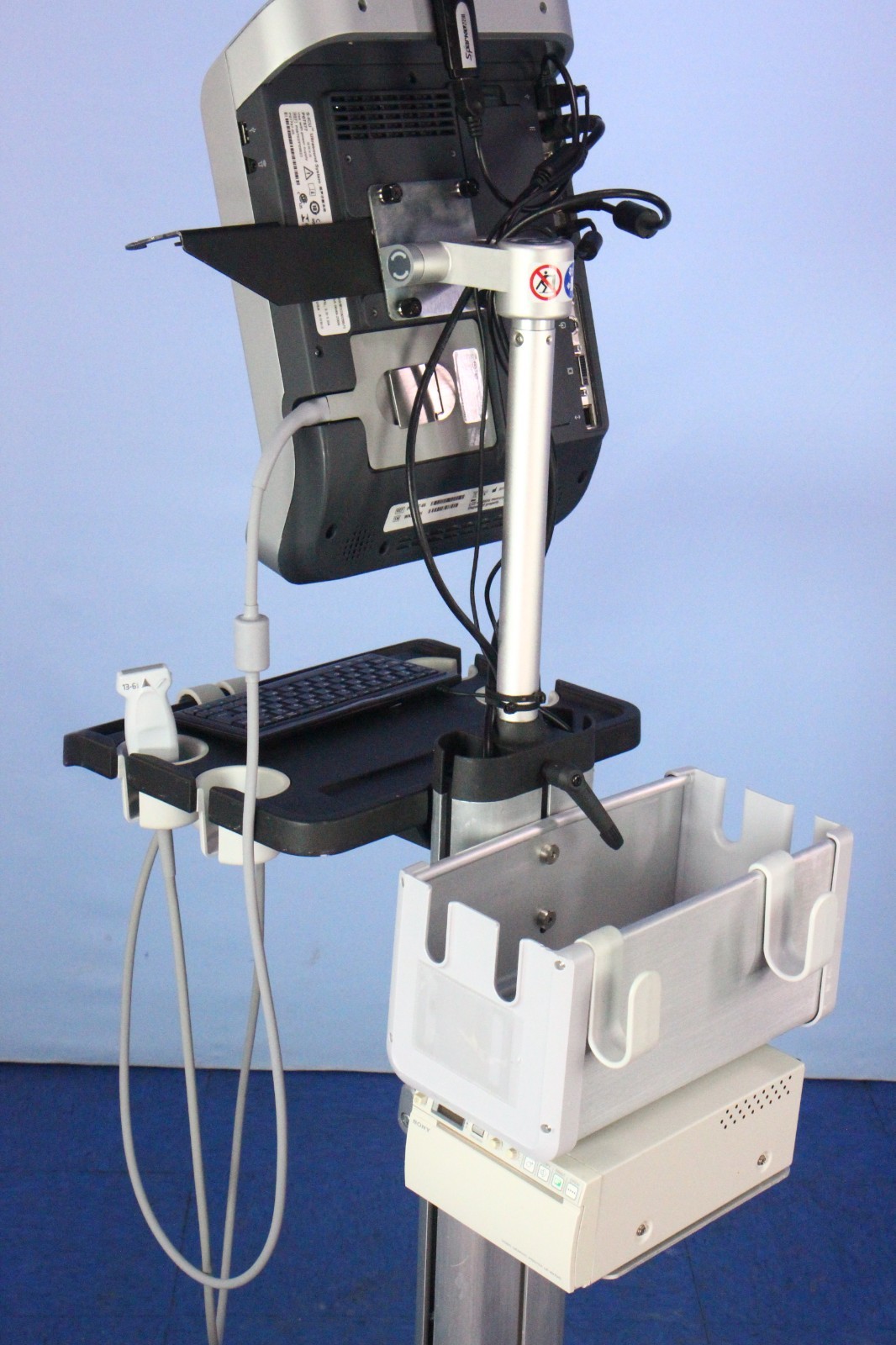 SonoSite S-ICU Portable Ultrasound with Stand, Transducer & Printer Tested