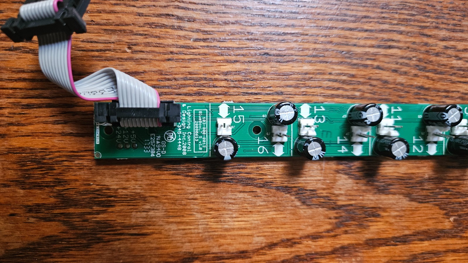 LC&D Lighting Controls GR1416LT – Relay Strip Circuit board Right or Left