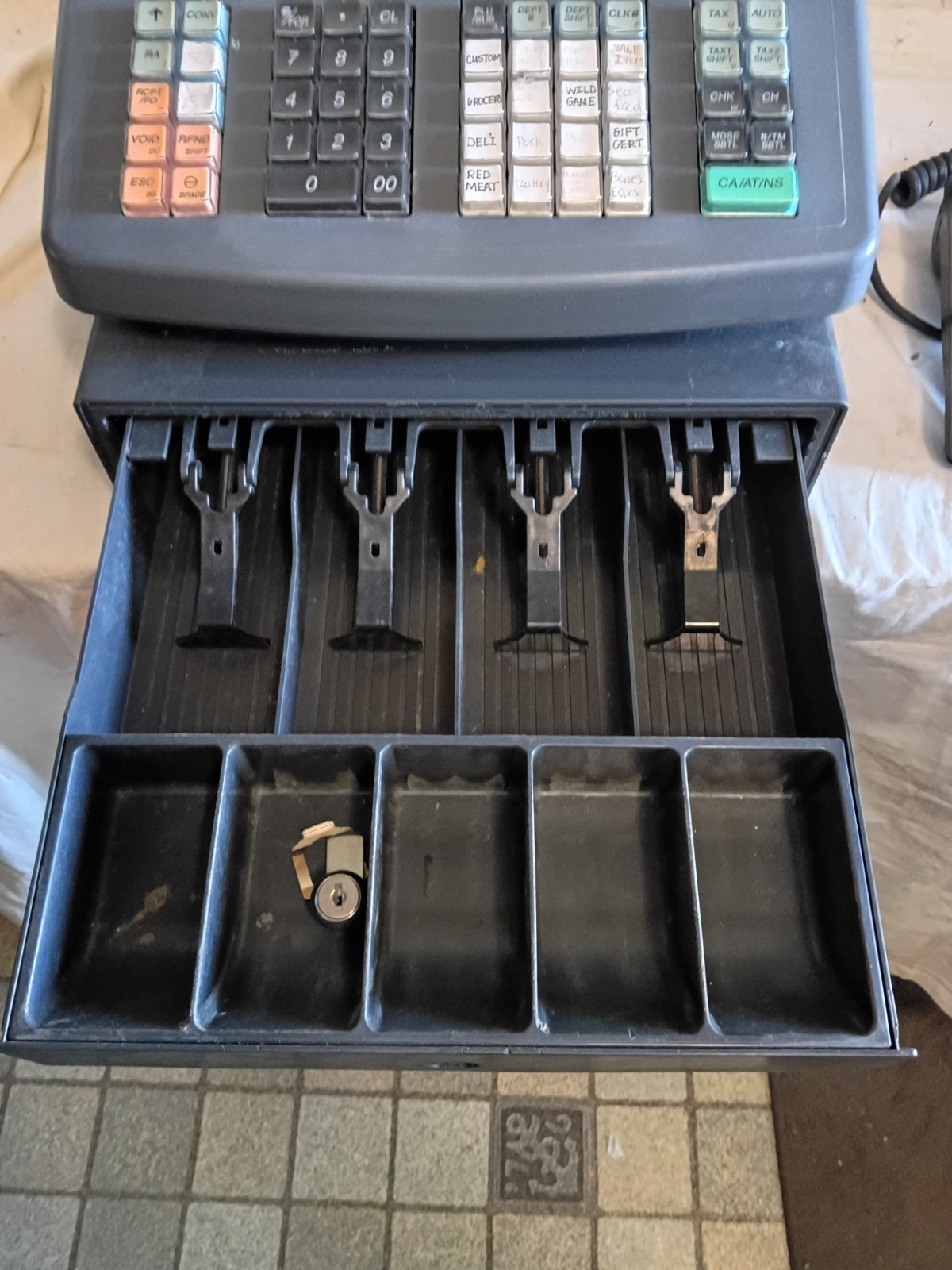 Sharp Cash Register XE-A206 With Ingenico Card Reader Printer ICT220 Free…