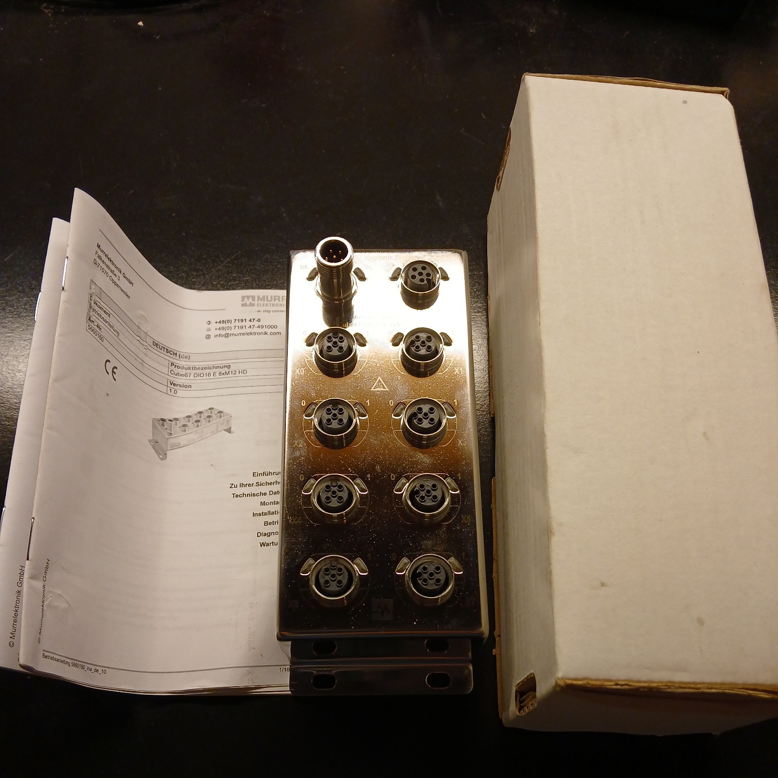 MURR CUBE67 DIO16 E 8xM12 56601
