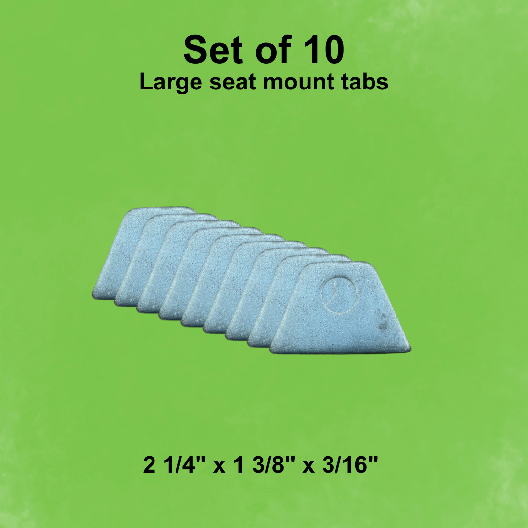 Weld On Tabs and mounts, -Pack of 50 Thick 3/16″ Steel Tabs, Rat Rod, Chassis