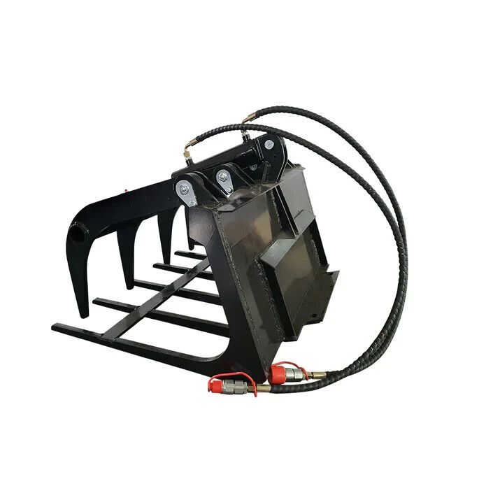M-HGB 39″ Grapple Attachment for Mini Skid Steer Loader Hydraulic Wood Grabber