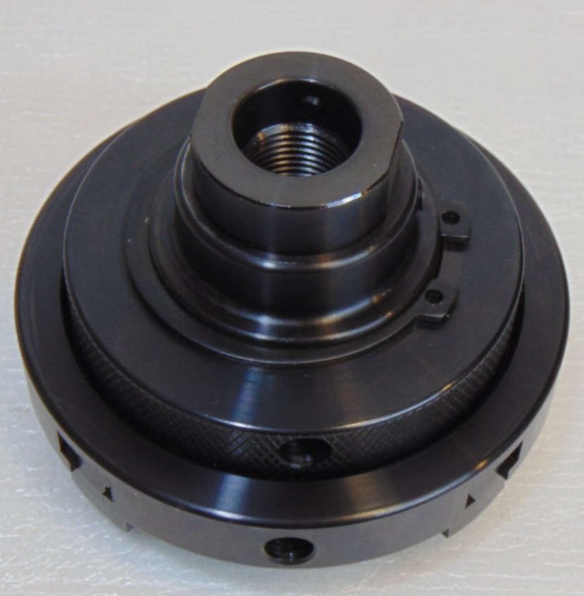 Four 4 Jaw Lathe Chuck Heavy Duty 4” Easy Twist Adjustable Black Sleeve New