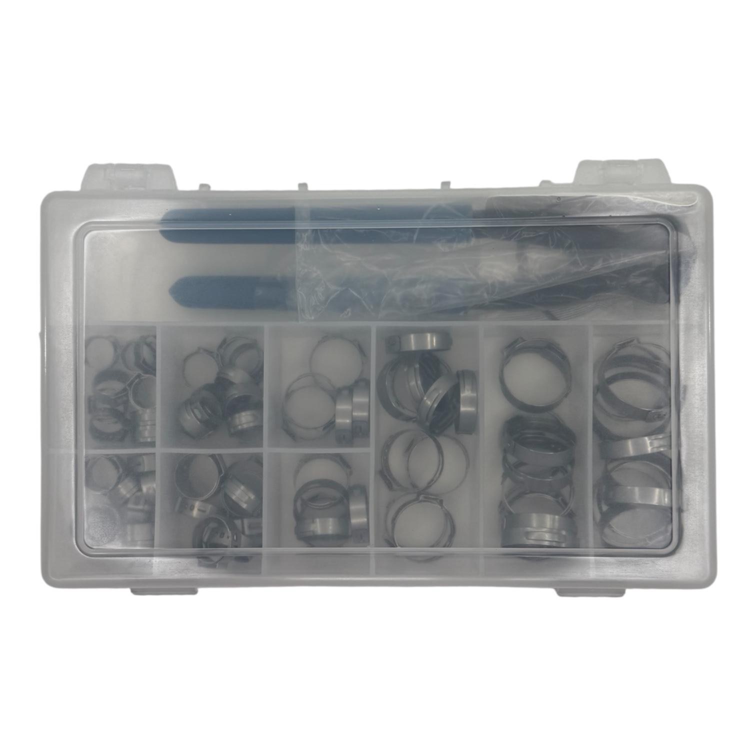 Oetiker 18500060 StepLess 1-Ear Clamp Kit Stainless Steel w/ Pliers | Main ST Co