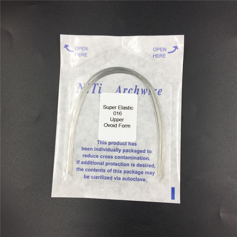 20 Pcs Dental Orthodontic Niti Arch Wire Round Super Elastic Upper+Lower 012-020