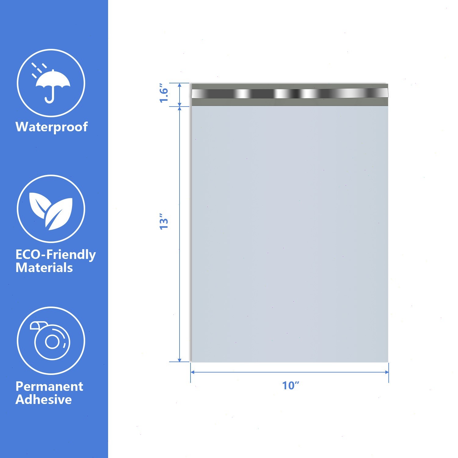 Poly Mailers Shipping Bags – 6×9 7.5×10.5 9×12 10×13 12×15.5 14×17 19×24 24×24