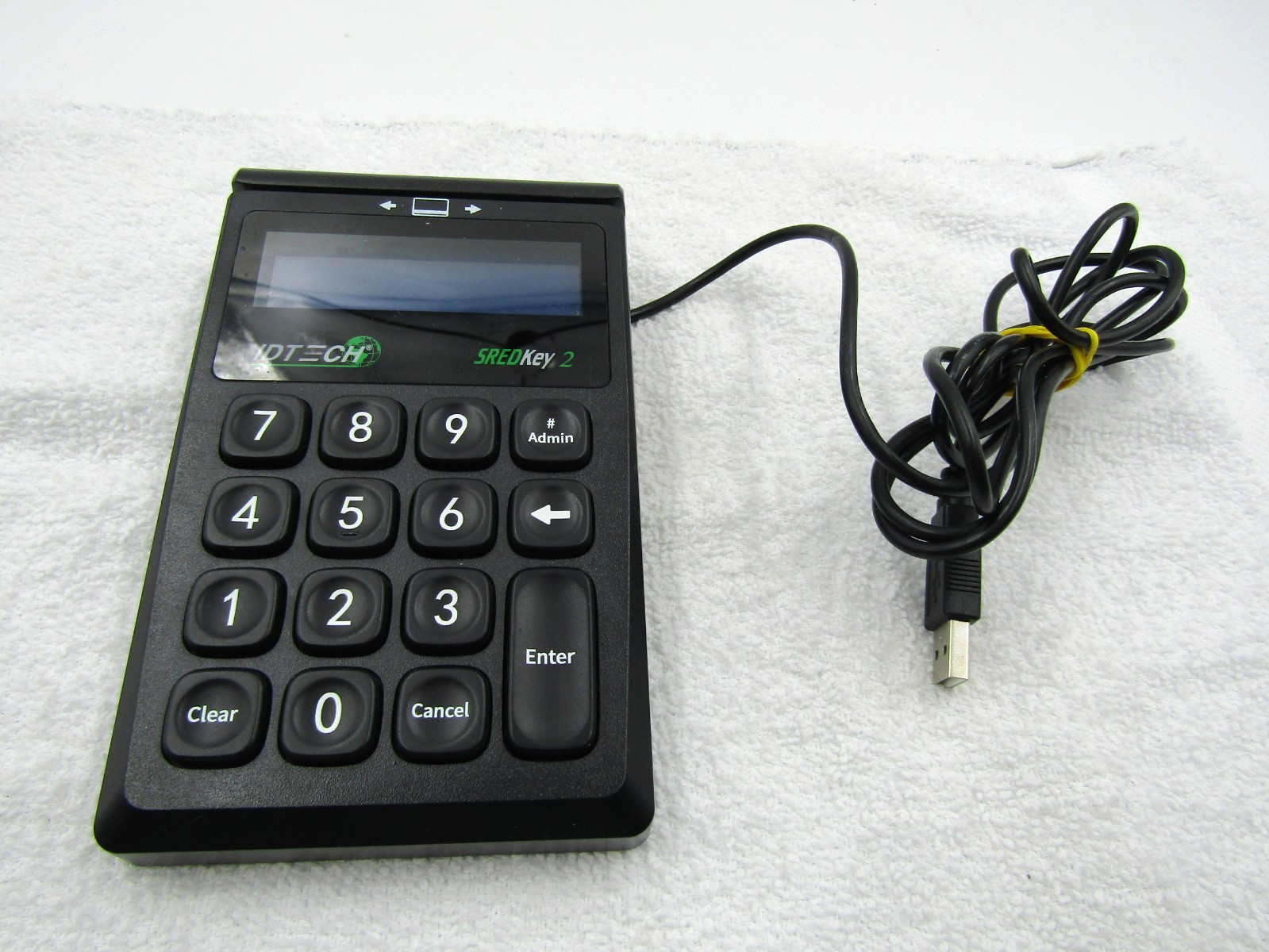 ID Tech SREDKey 2 Keypad Credit Card Reader Point of Sale IDSK2-535E