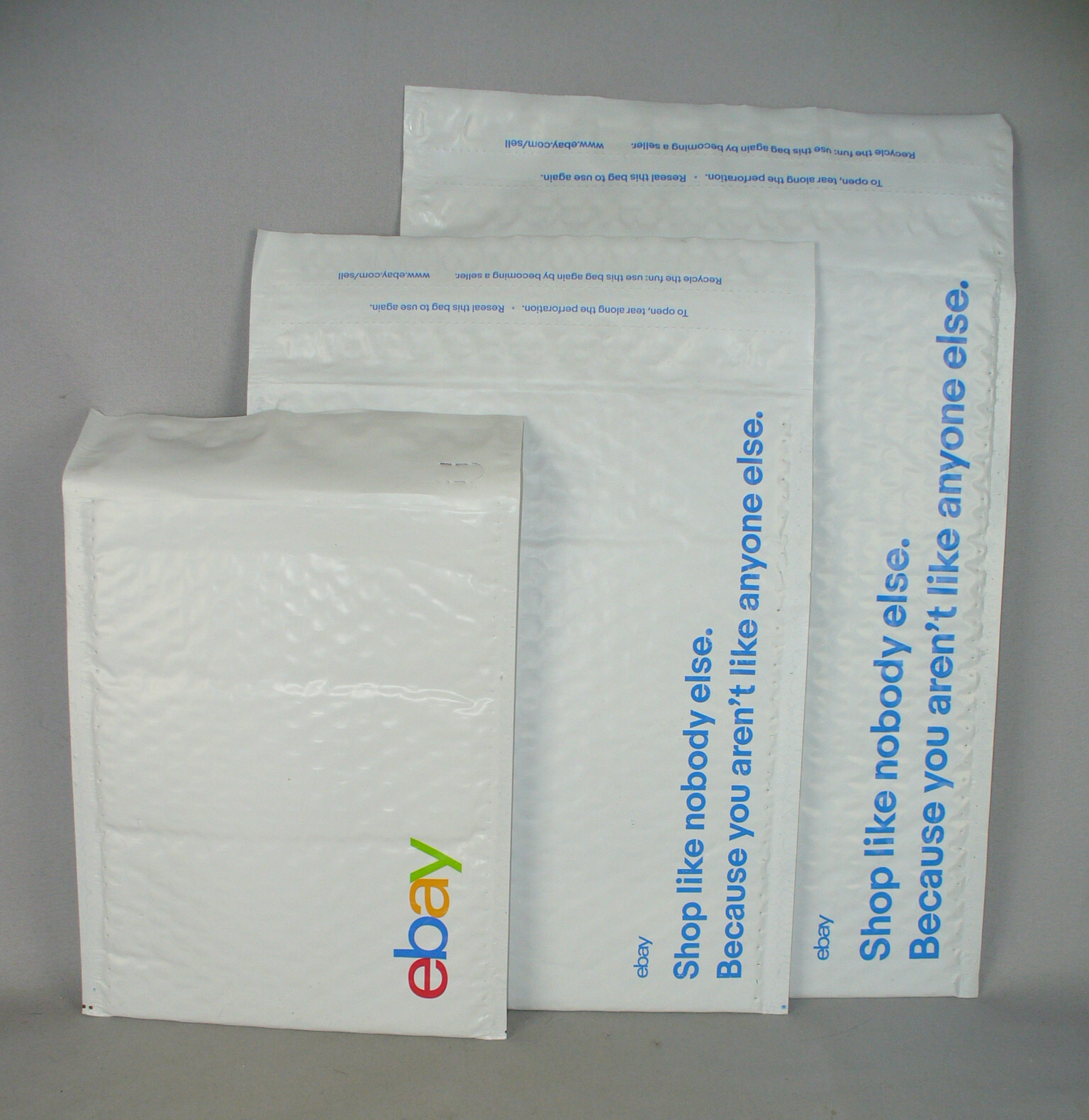 18 EBAY BRANDED SHIPPING SUPPLIES PADDED BUBBLE AIRJACKET MAILERS ENVELOPES