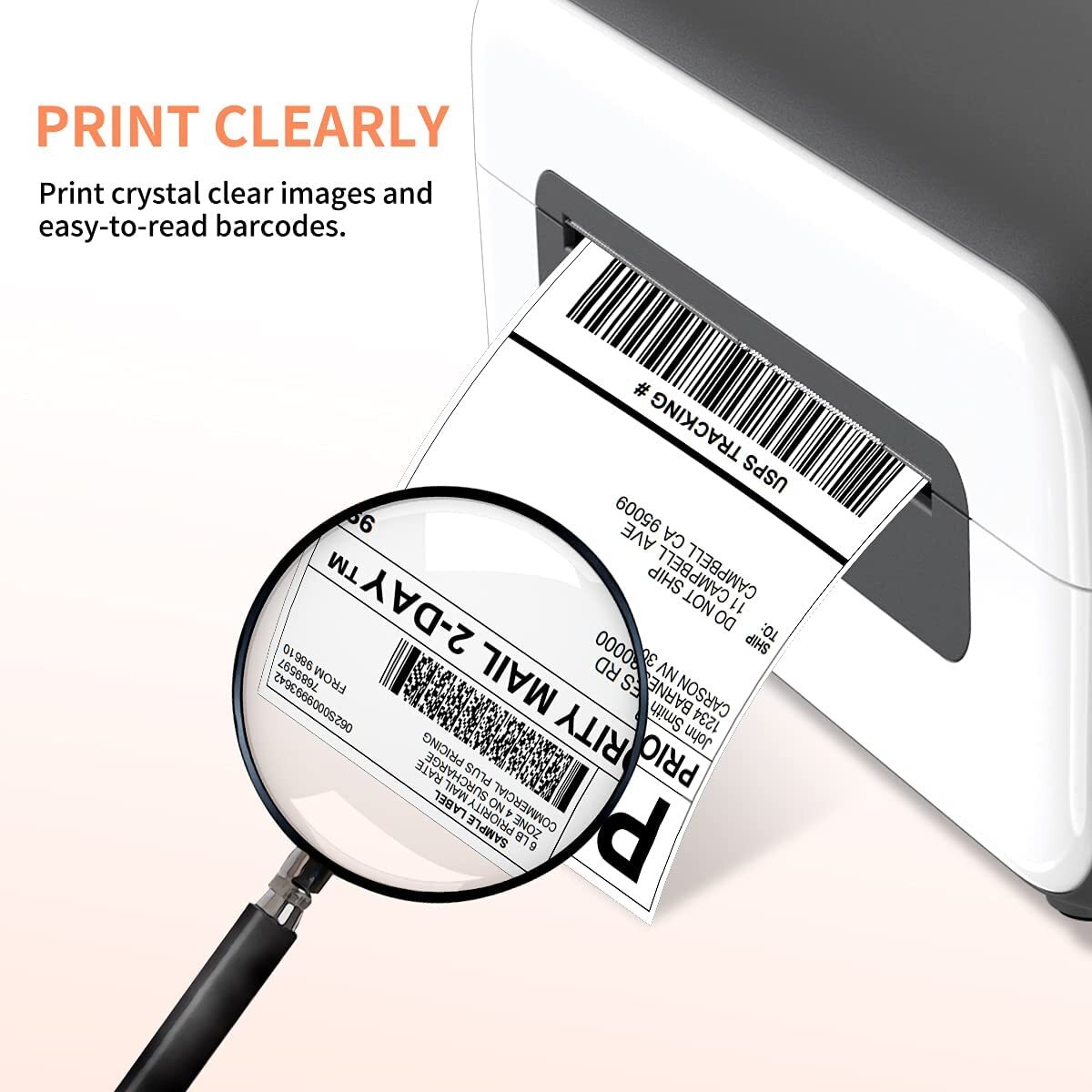 4 x 6 Phomemo Label Thermal Shipping Labels Paper for Zebra/Rollo/Munbyn/Jadens