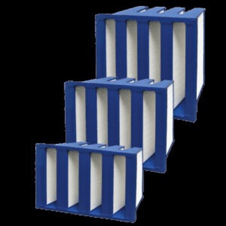 V-Bank MERV 16 Air Filter, 24 x 24 x 12 inches, 4V Configuration, Synthetic