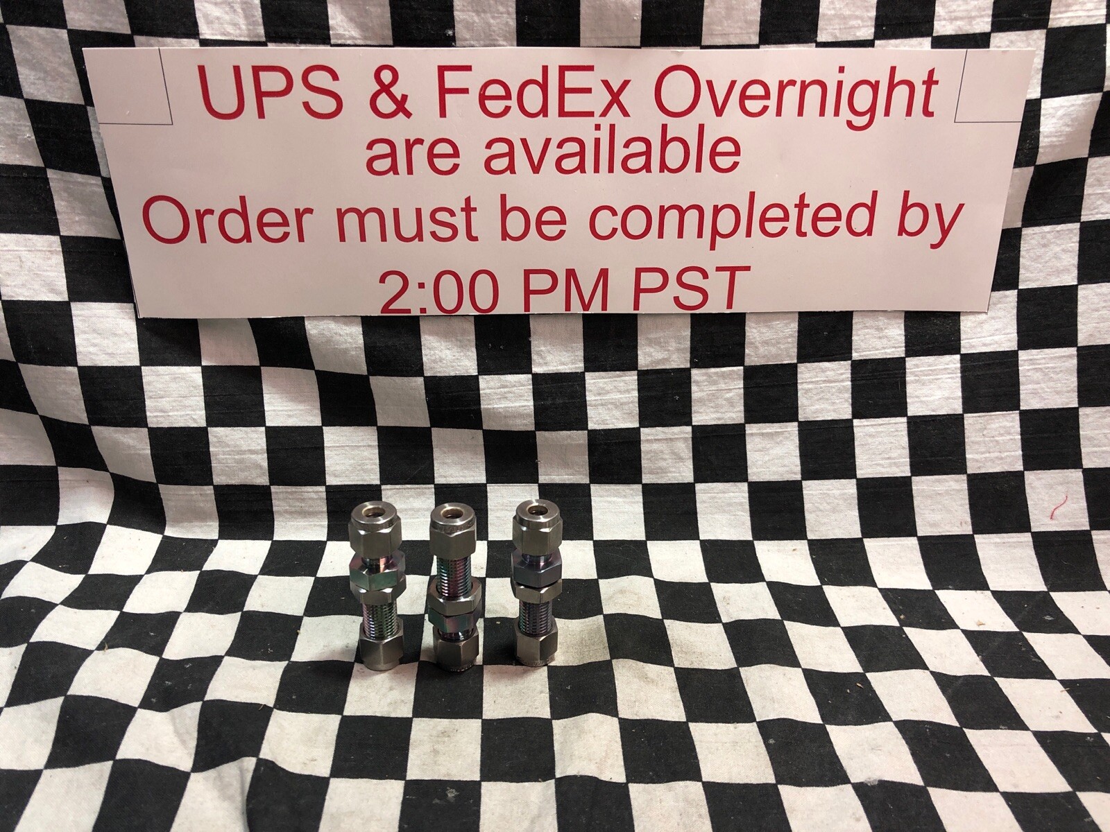 HAM-LET Bulkhead Union 1/4″, 774LSS1/4, Lot Of 3, SHIPSAMEDAY