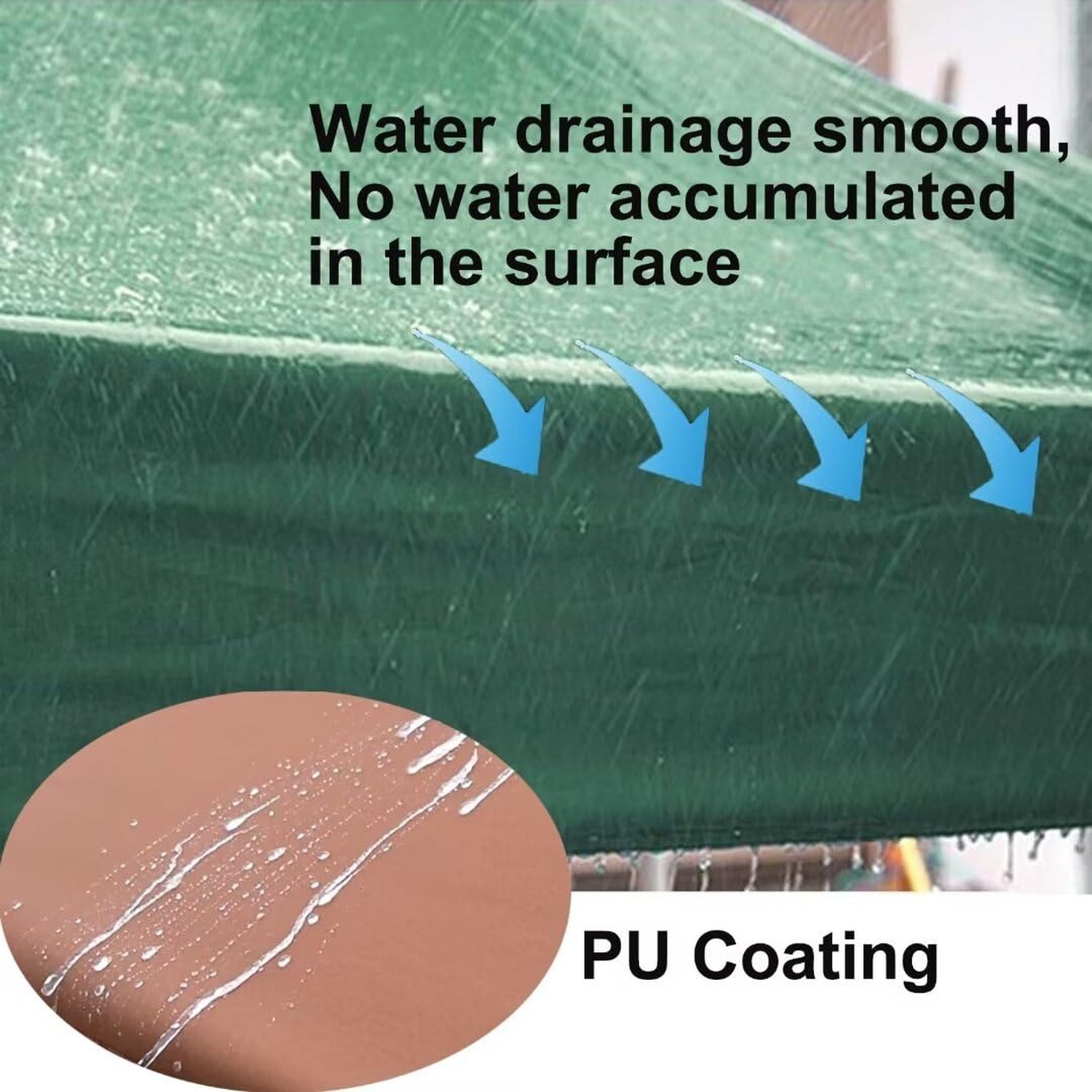 Gazebo Canopy Top Replacement Cover 118″x118″, 2-Tiers，for Smaller 10’x10