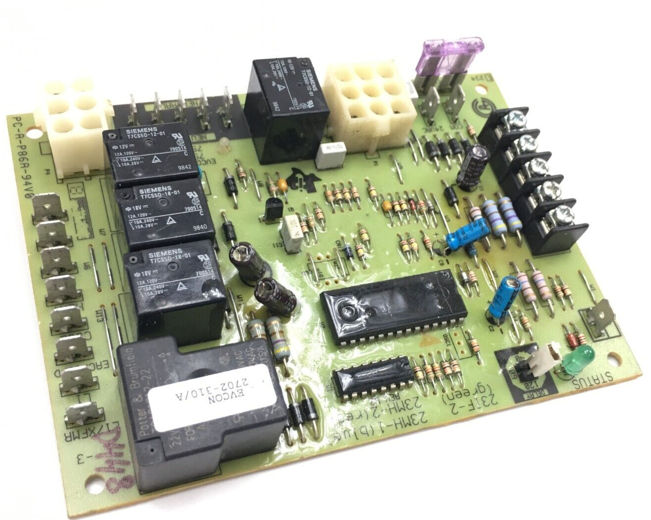 YORK Evcon 23IF-2 2702-310/A (green) Furnace Control Circuit Board used #D448