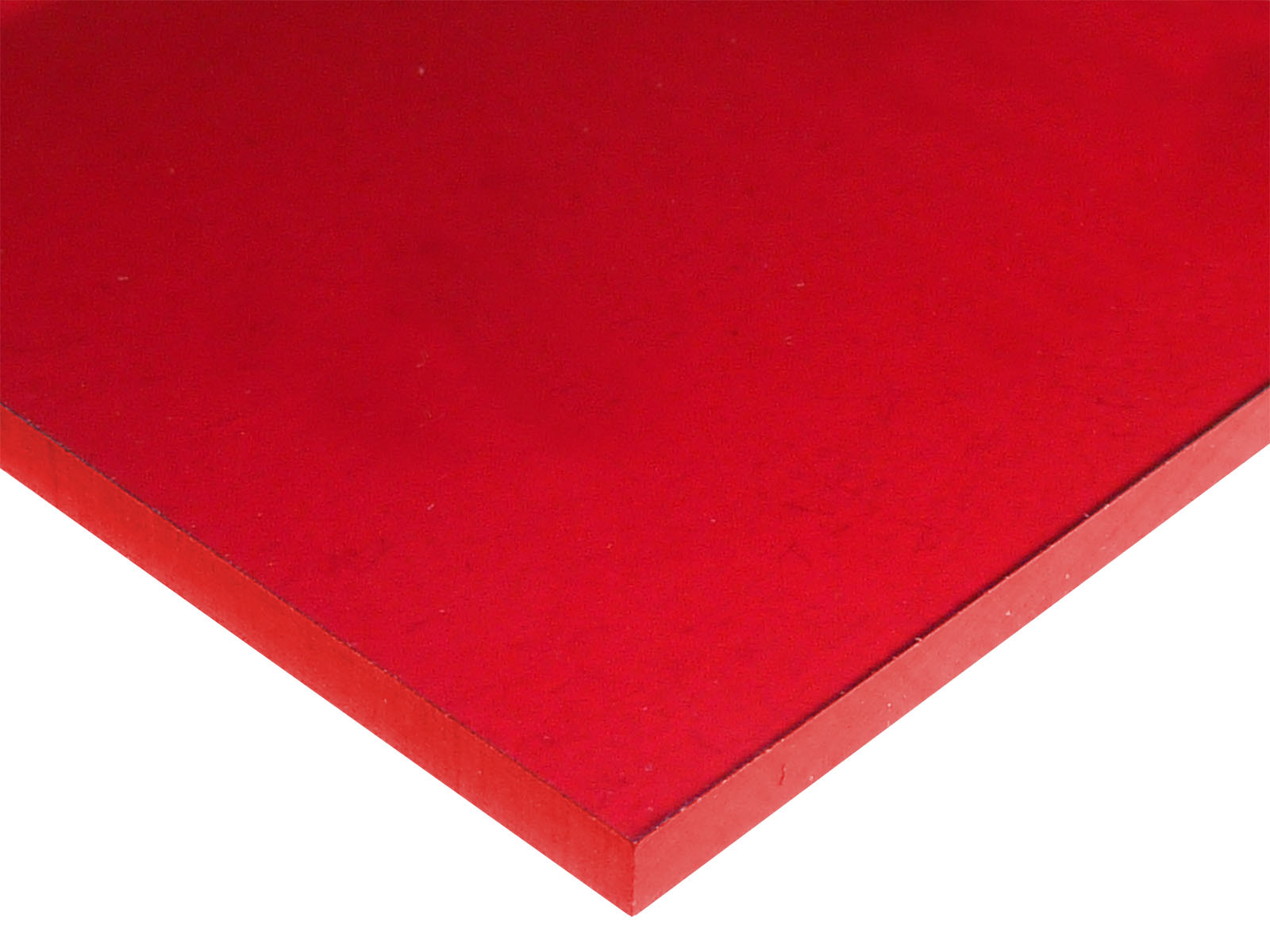 1/4″ Transparent Dark Red Acrylic Plexiglass Sheet 12″ x 12″ Cast Acrylic AZM