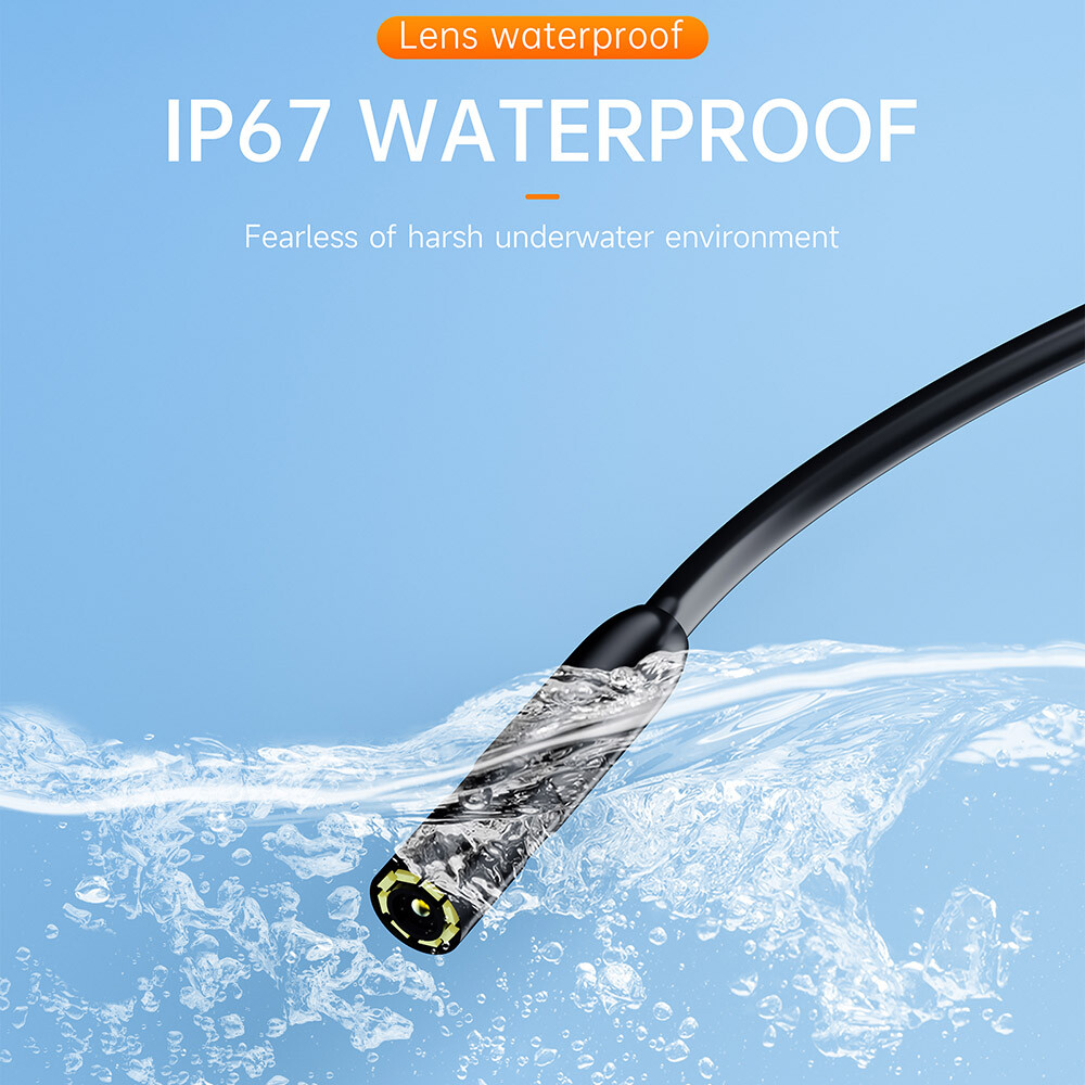USB-C Direct Plug To iPhone 15 Android iOS Borescope Endoscope Inspection Camera