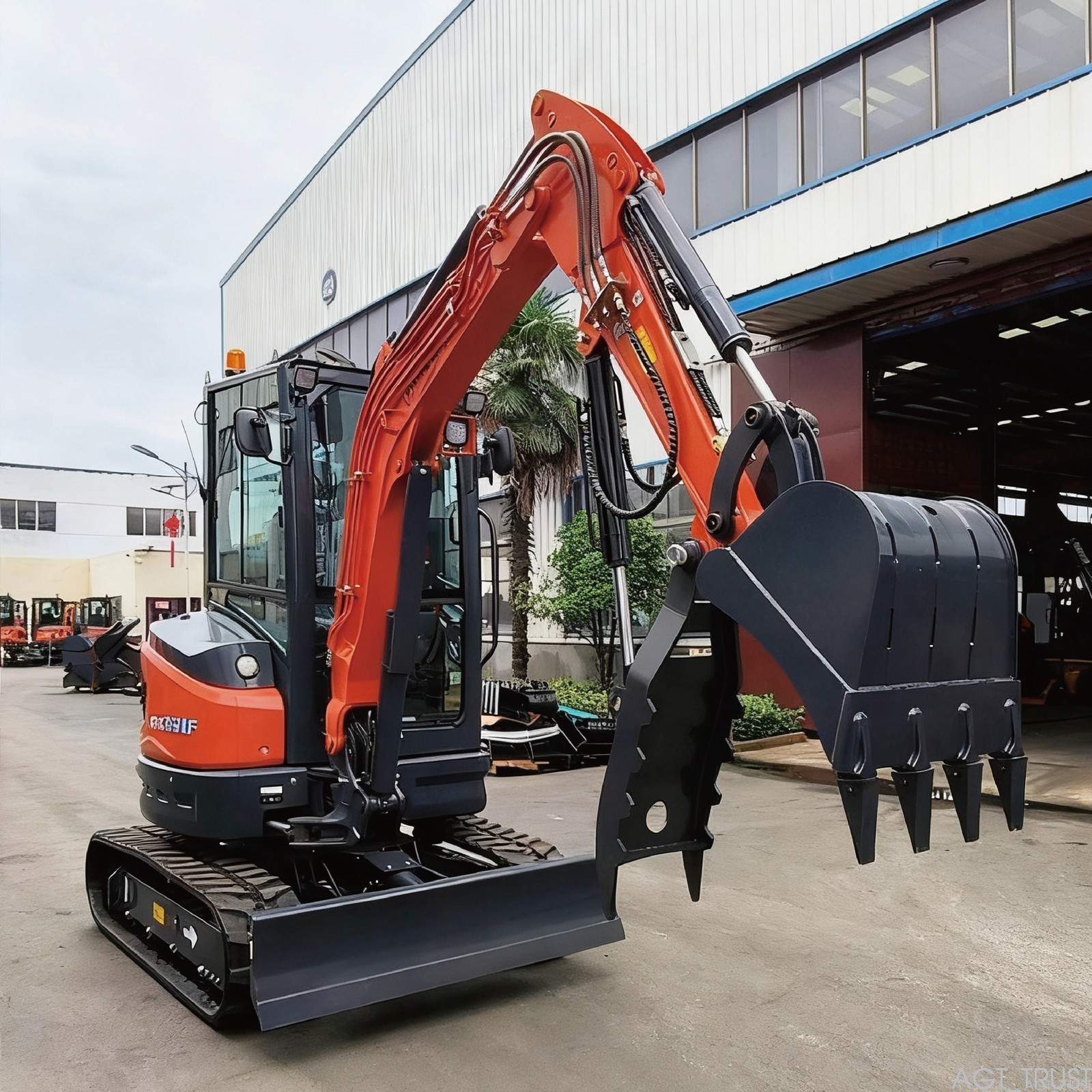 CFG-35UF 3.5Ton Mini Excavator w/ Hydraulic Thumb Kubota Diesel Engine USA Stock